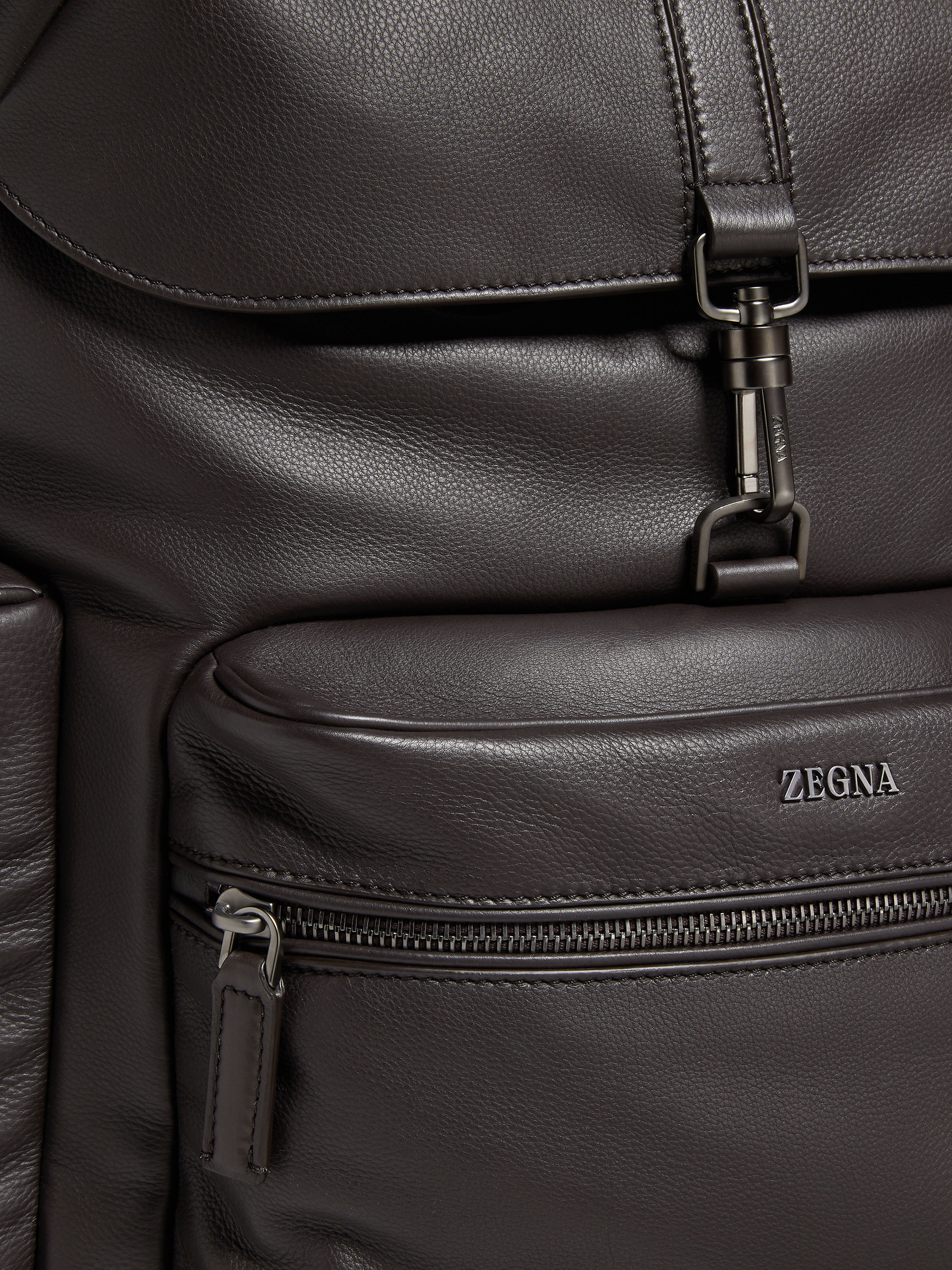 Dark Brown SECONDSKIN Special Backpack Product detail photo #4