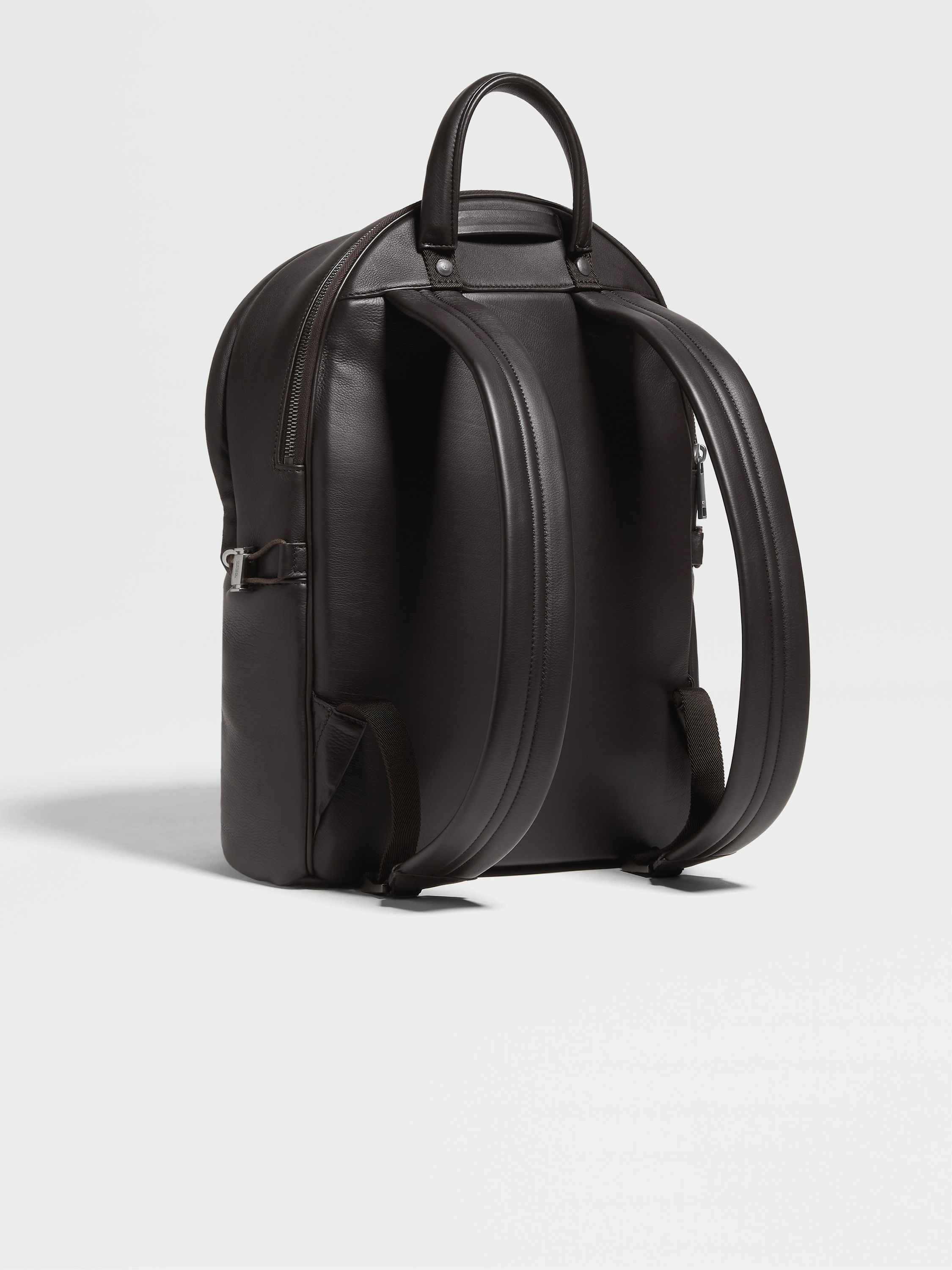 Dark Brown SECONDSKIN Hoodie Backpack Product detail photo #2