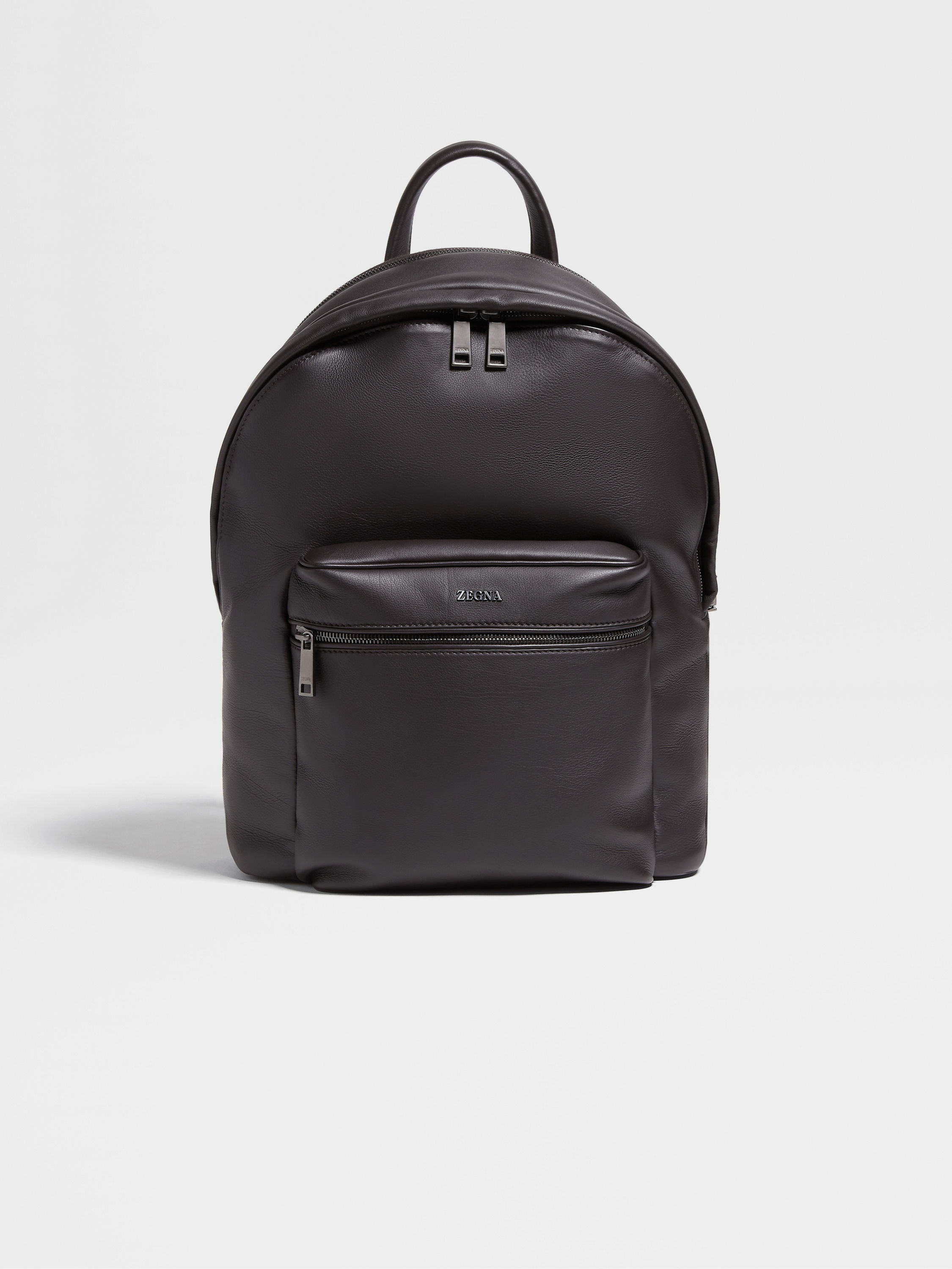 Dark Brown SECONDSKIN Hoodie Backpack Main product photo