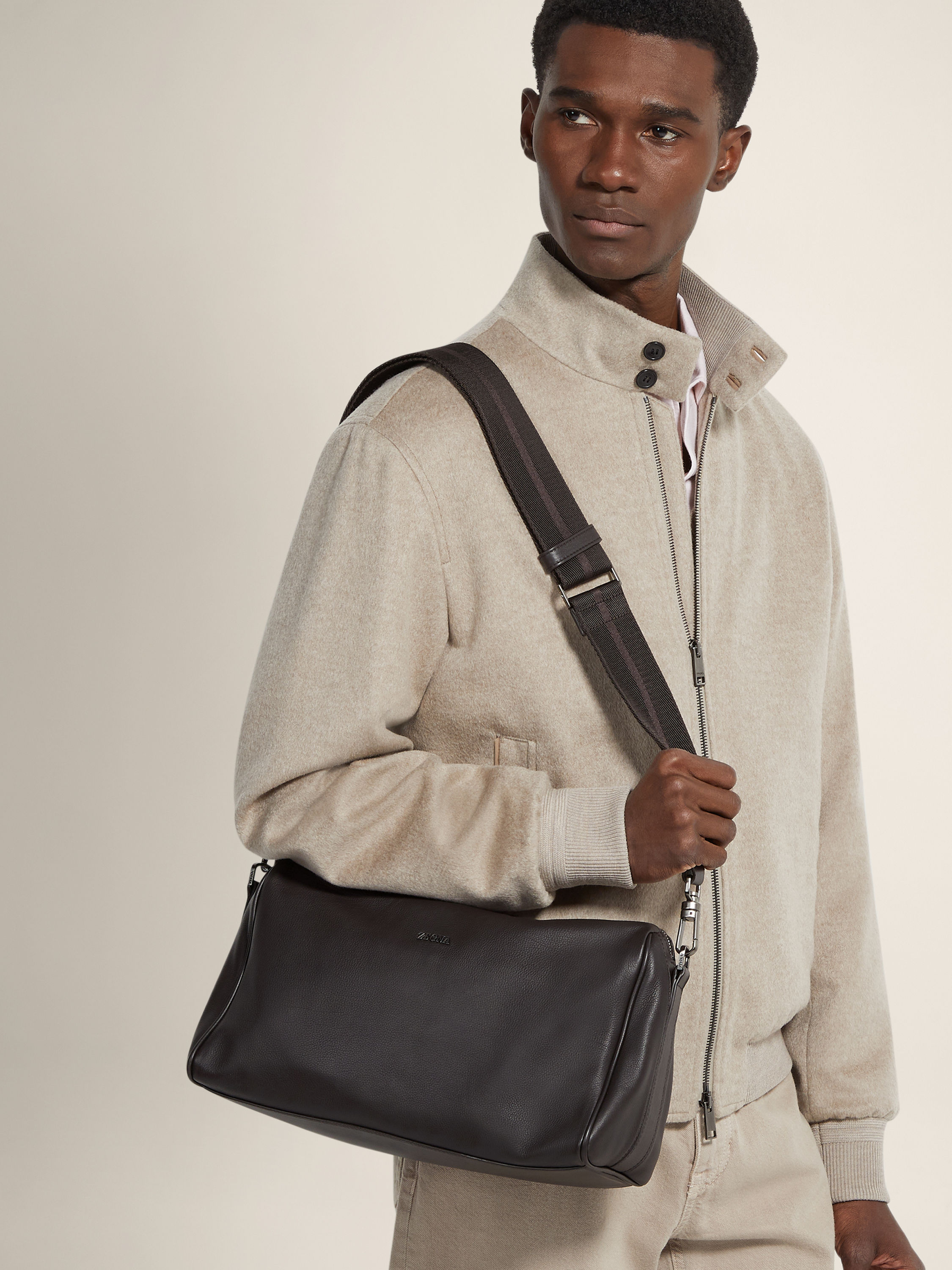 Dark Brown SECONDSKIN Crossbody Product detail photo #1