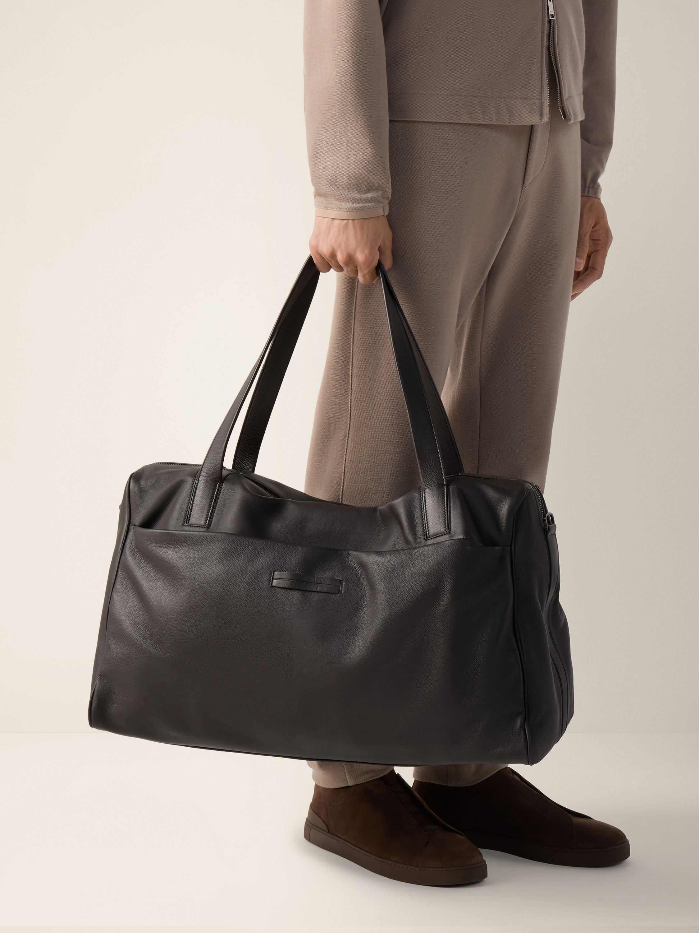 Dark Brown SECONDSKIN Weekender Bag Product detail photo #1