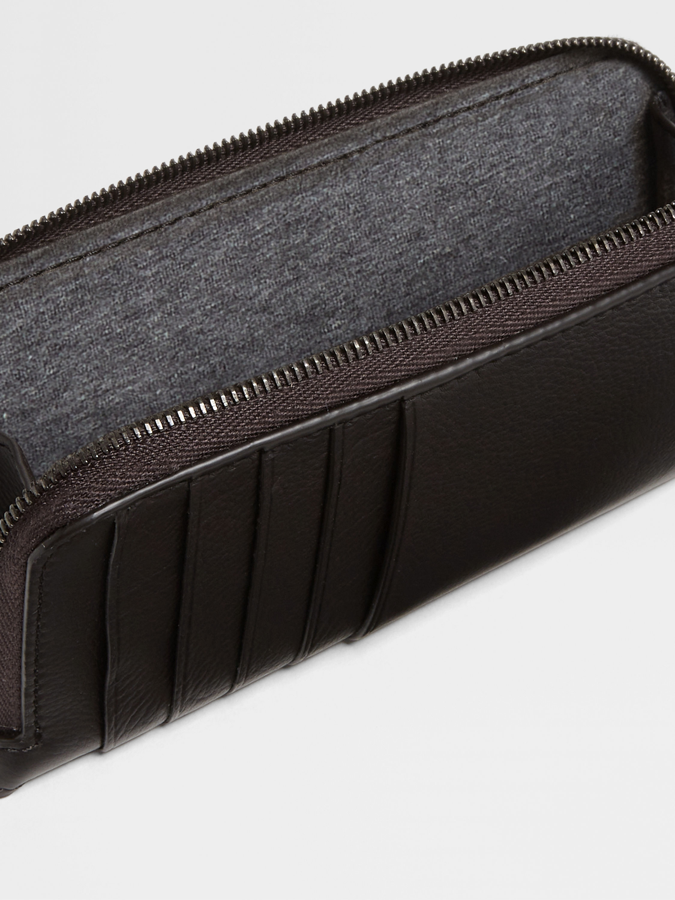 深棕色 SECONDSKIN 钱包 产品细节图 #1