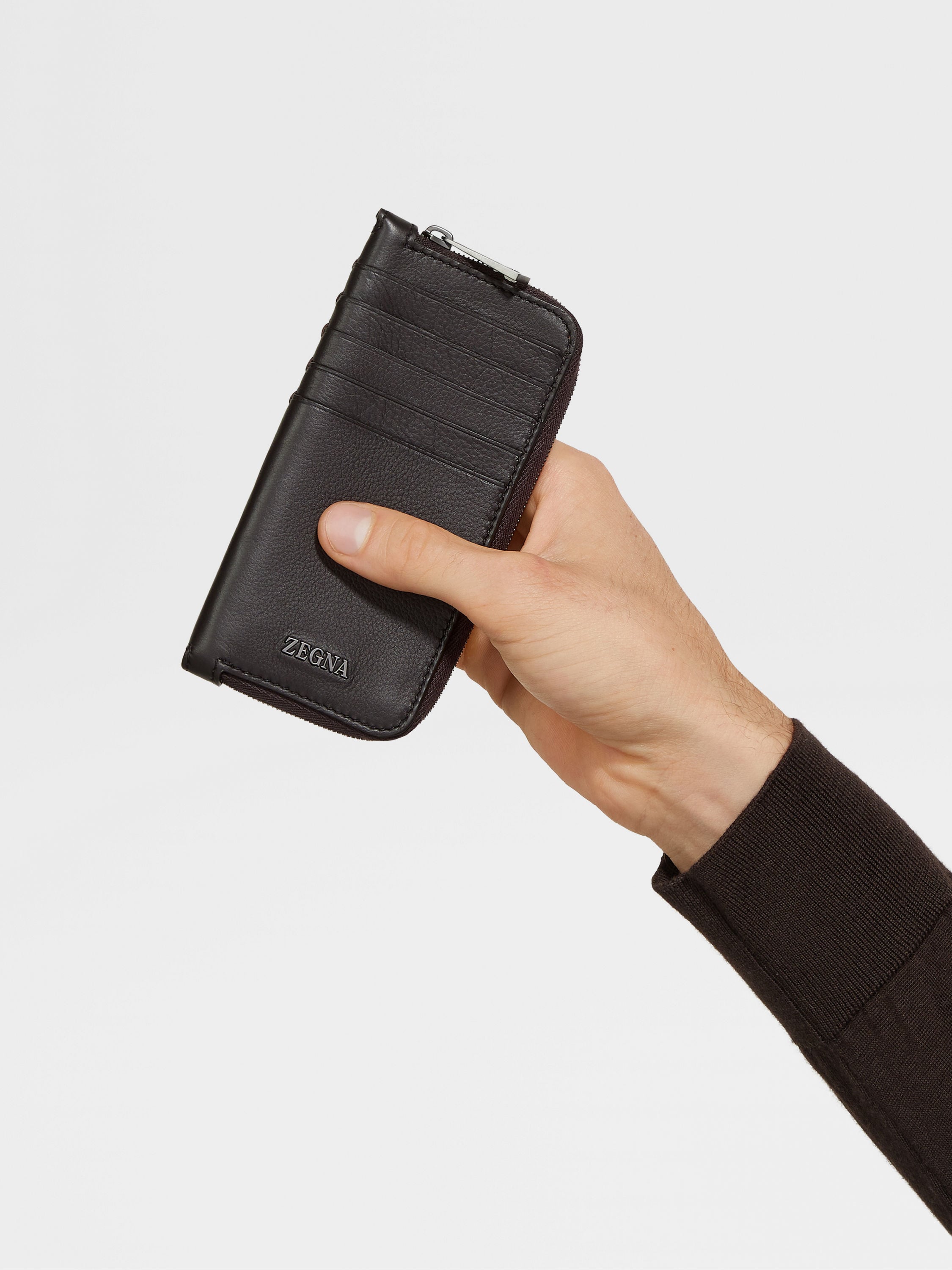 深棕色 SECONDSKIN 钱包 产品细节图 #3