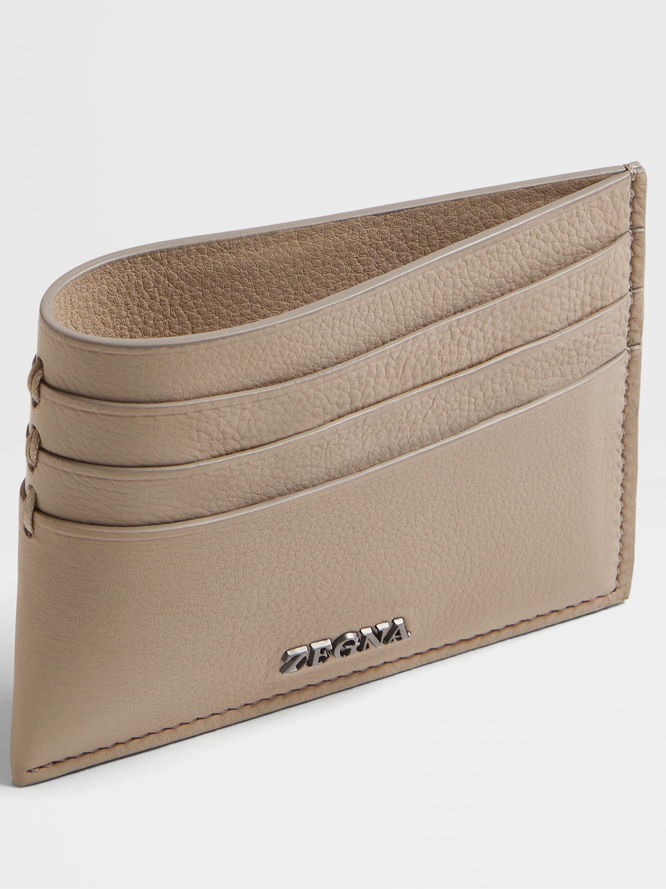 Light Taupe SECONDSKIN Card Case Product detail photo #1