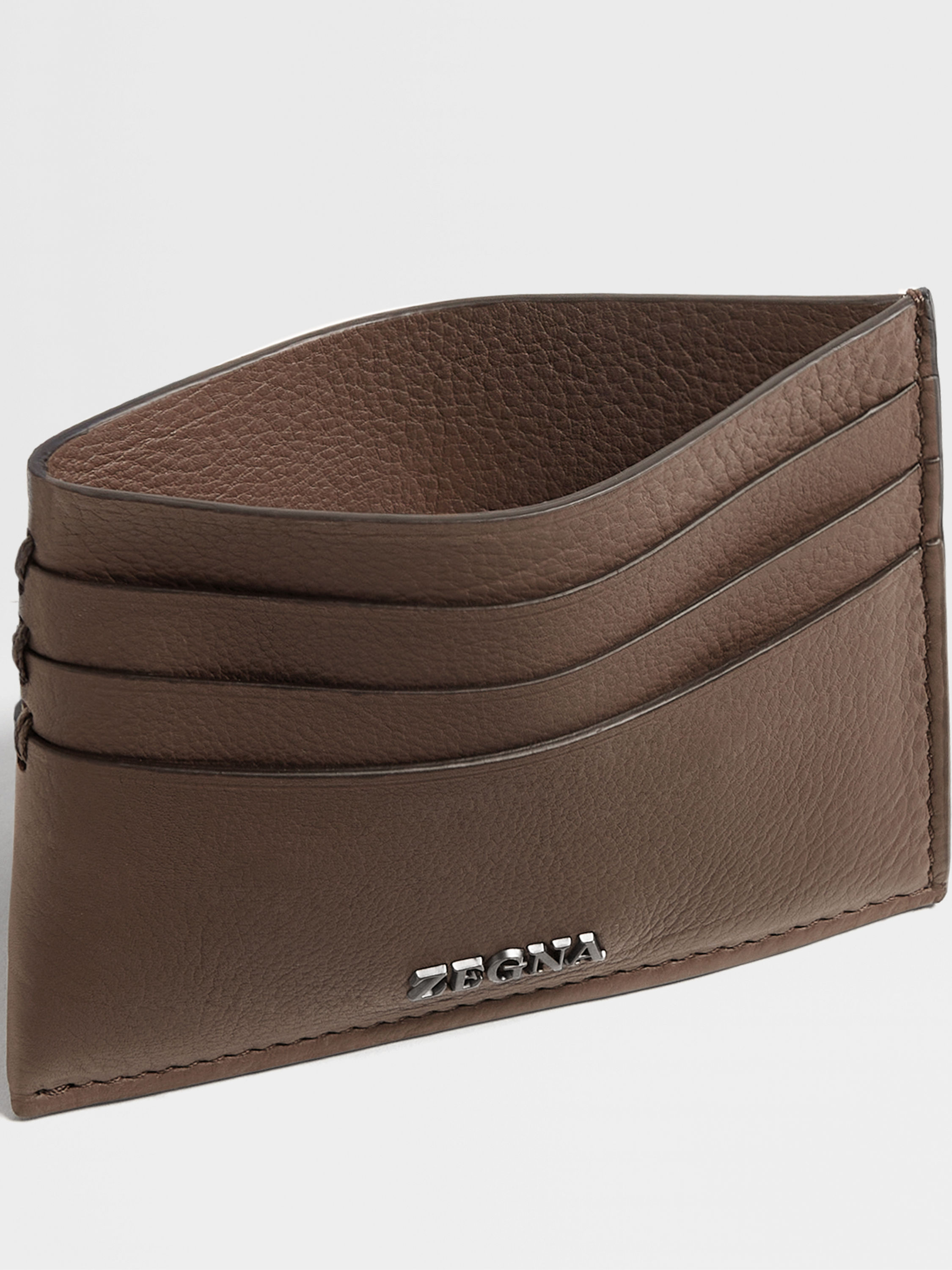 Brown SECONDSKIN Card Case Product detail photo #1