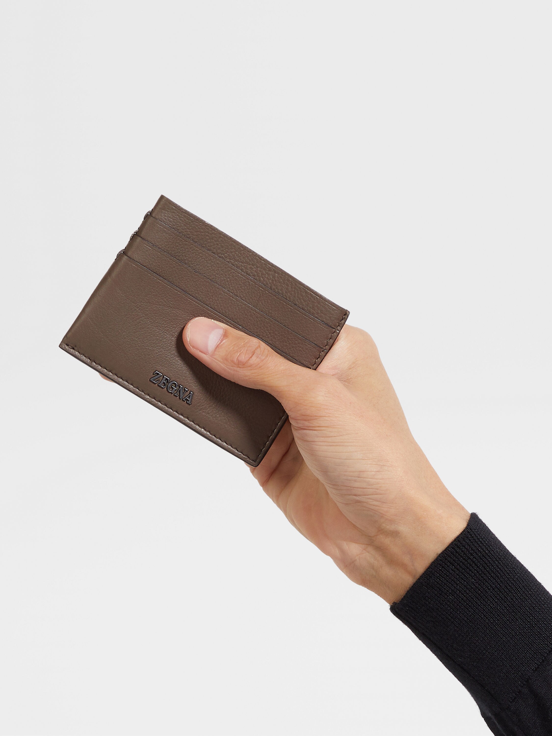 Brown SECONDSKIN Card Case Product detail photo #3