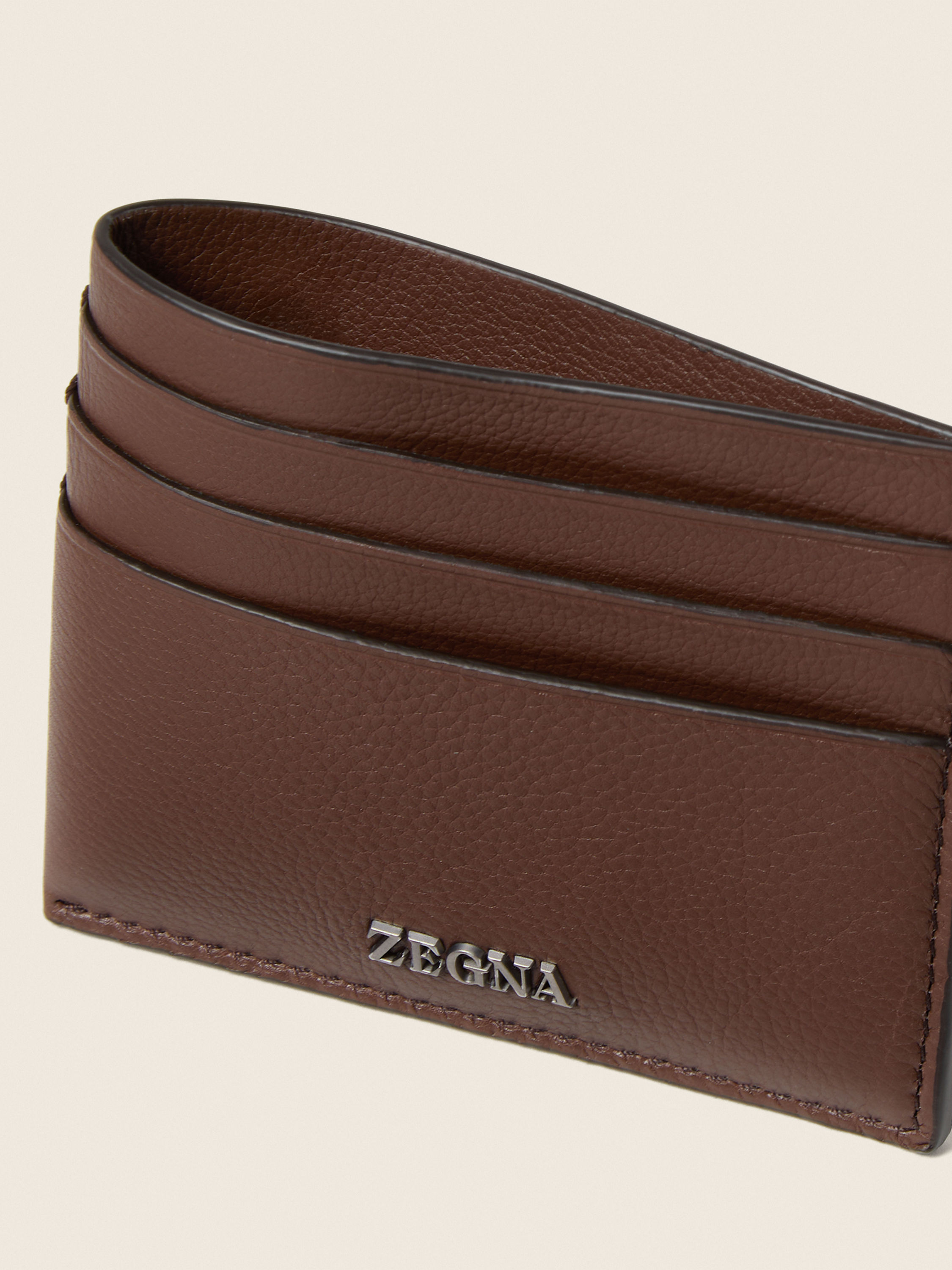 Brown SECONDSKIN Card Case Product detail photo #1