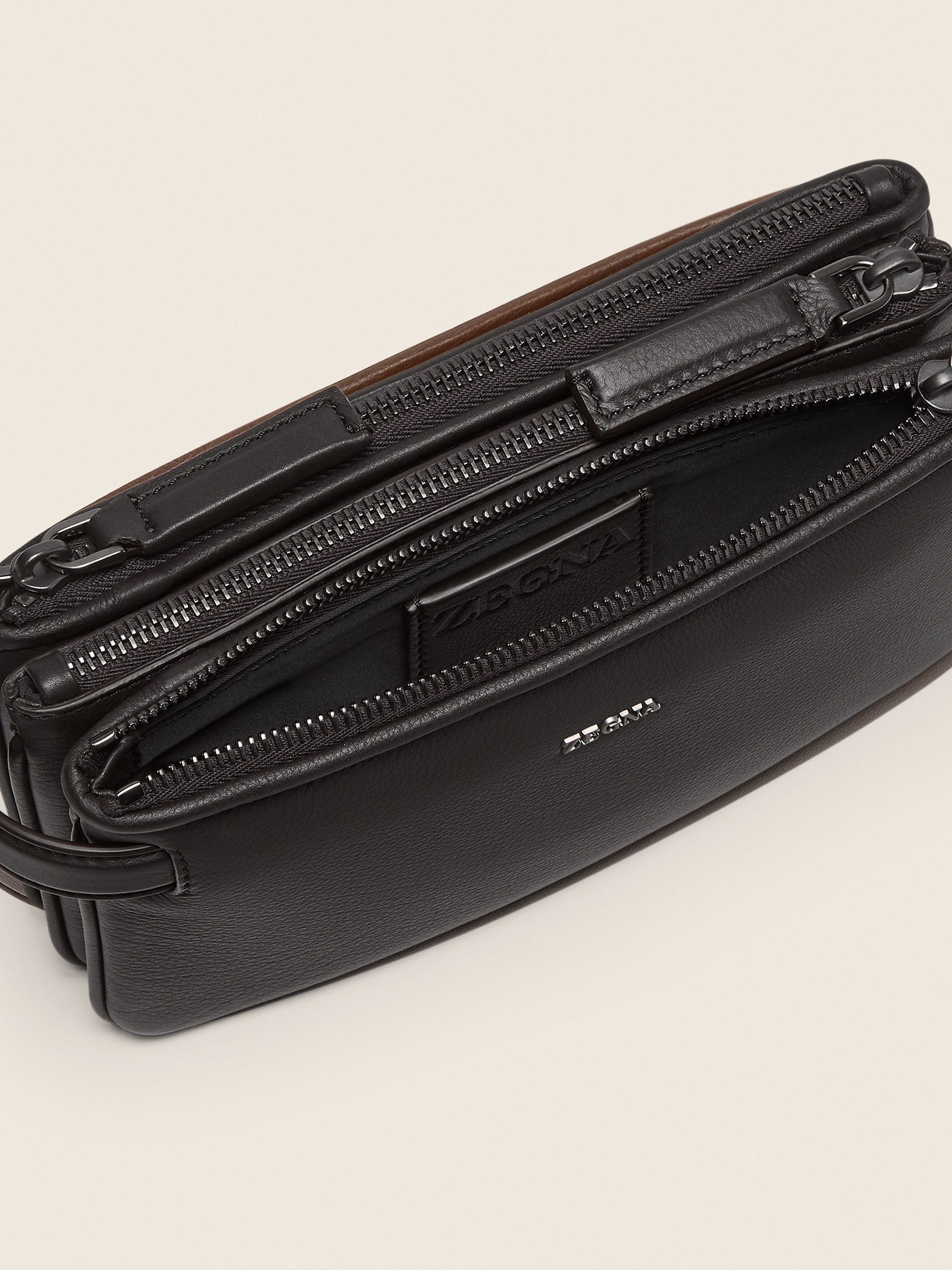 Dark Brown SECONDSKIN Pouch Product detail photo #1