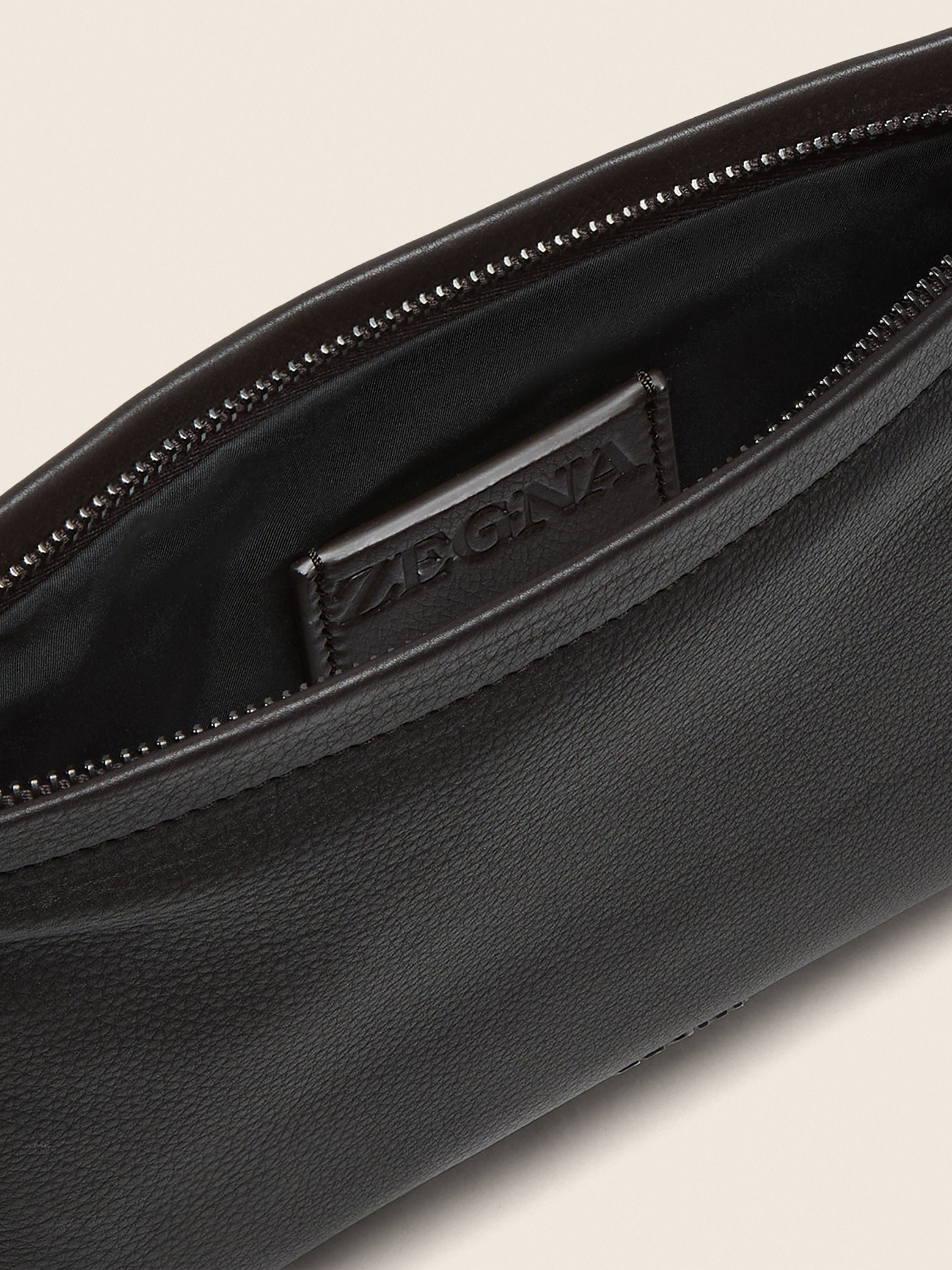 Dark Brown SECONDSKIN Mini Pouch Product detail photo #1