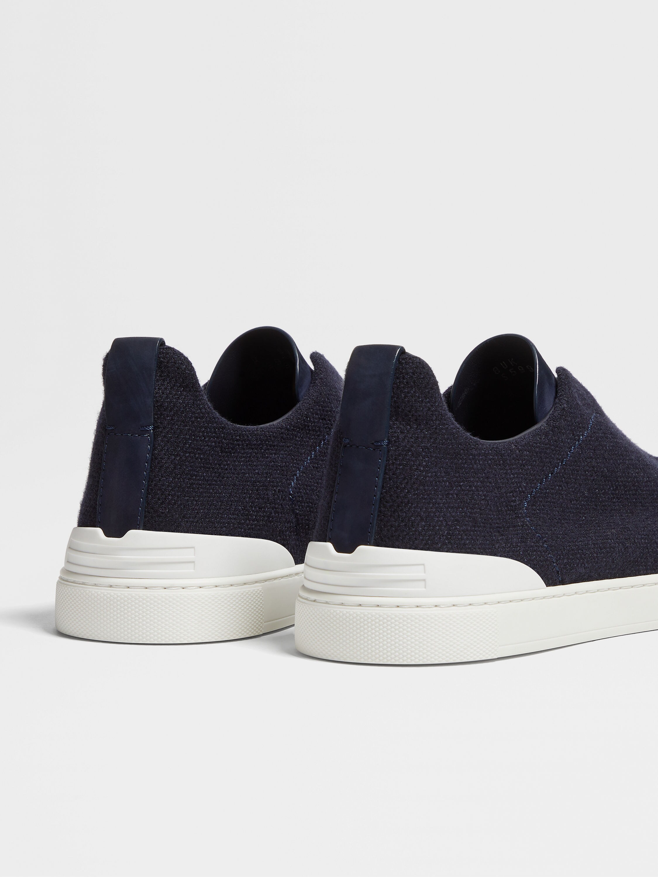 Navy Blue Triple Stitch™ Oasi Cashmere Sneakers Product detail photo #1