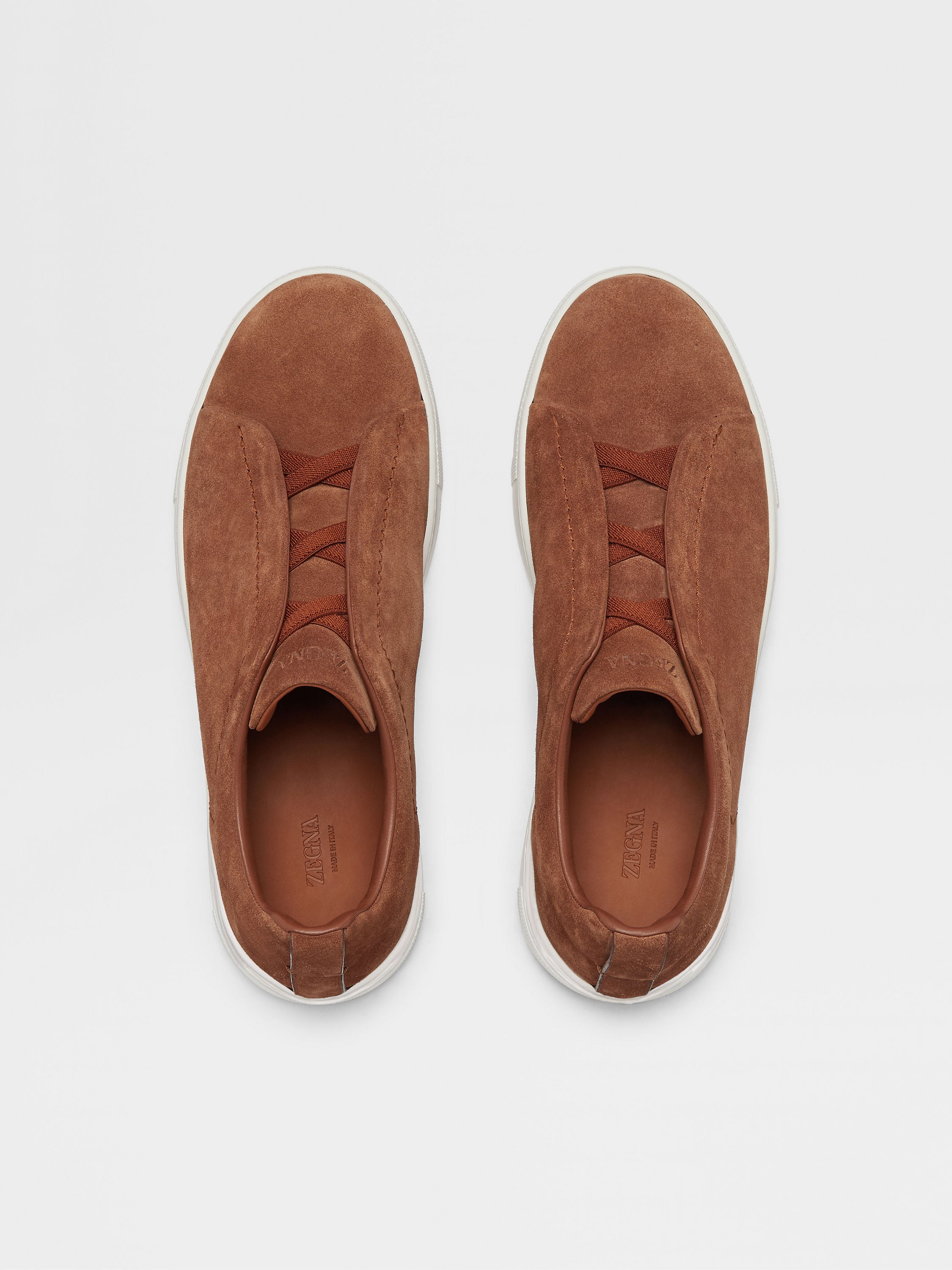 Tobacco Suede Triple Stitch™ Sneakers Product detail photo #2