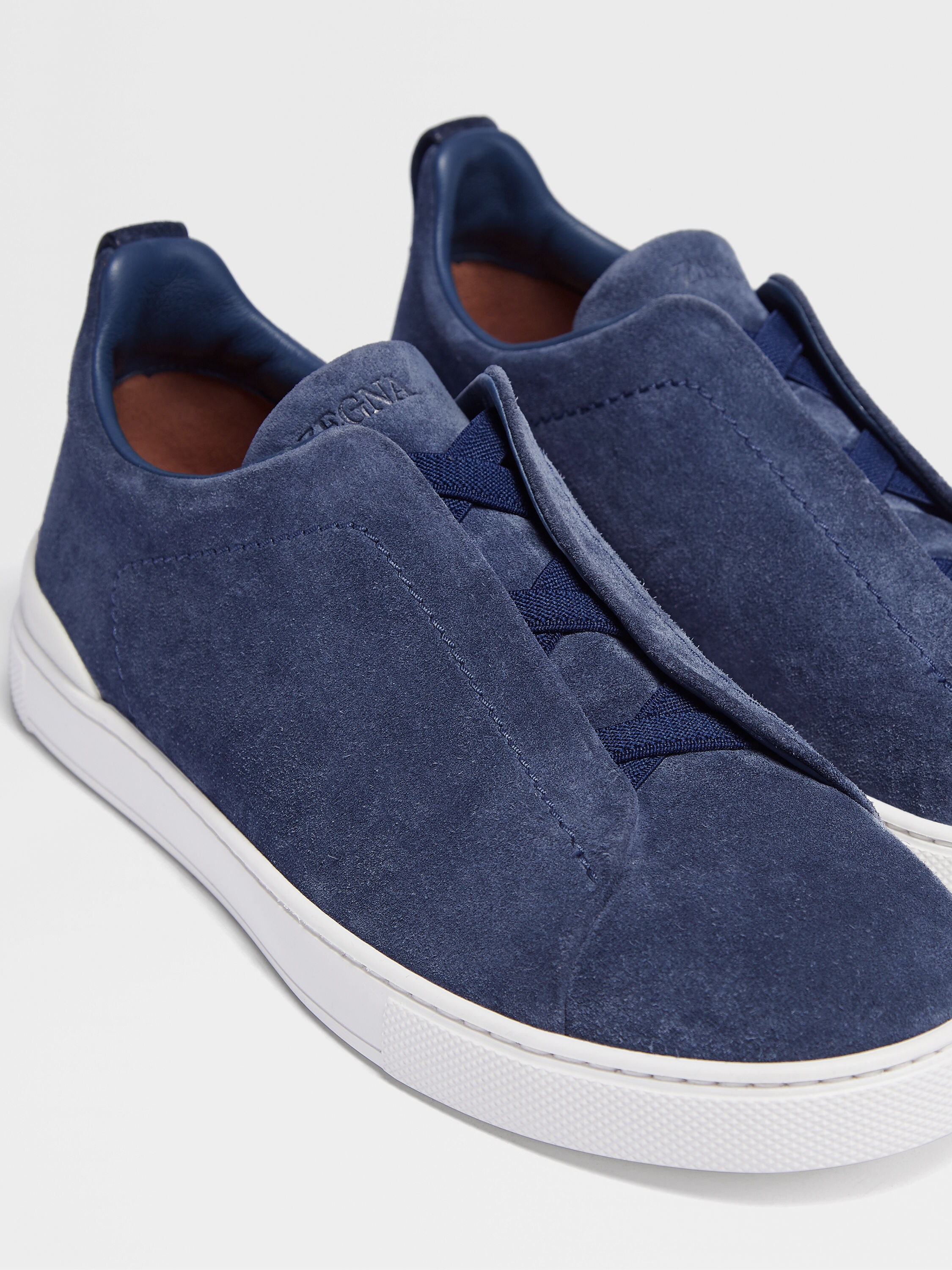 Utility Blue Suede Triple Stitch™ Sneakers Product detail photo #2