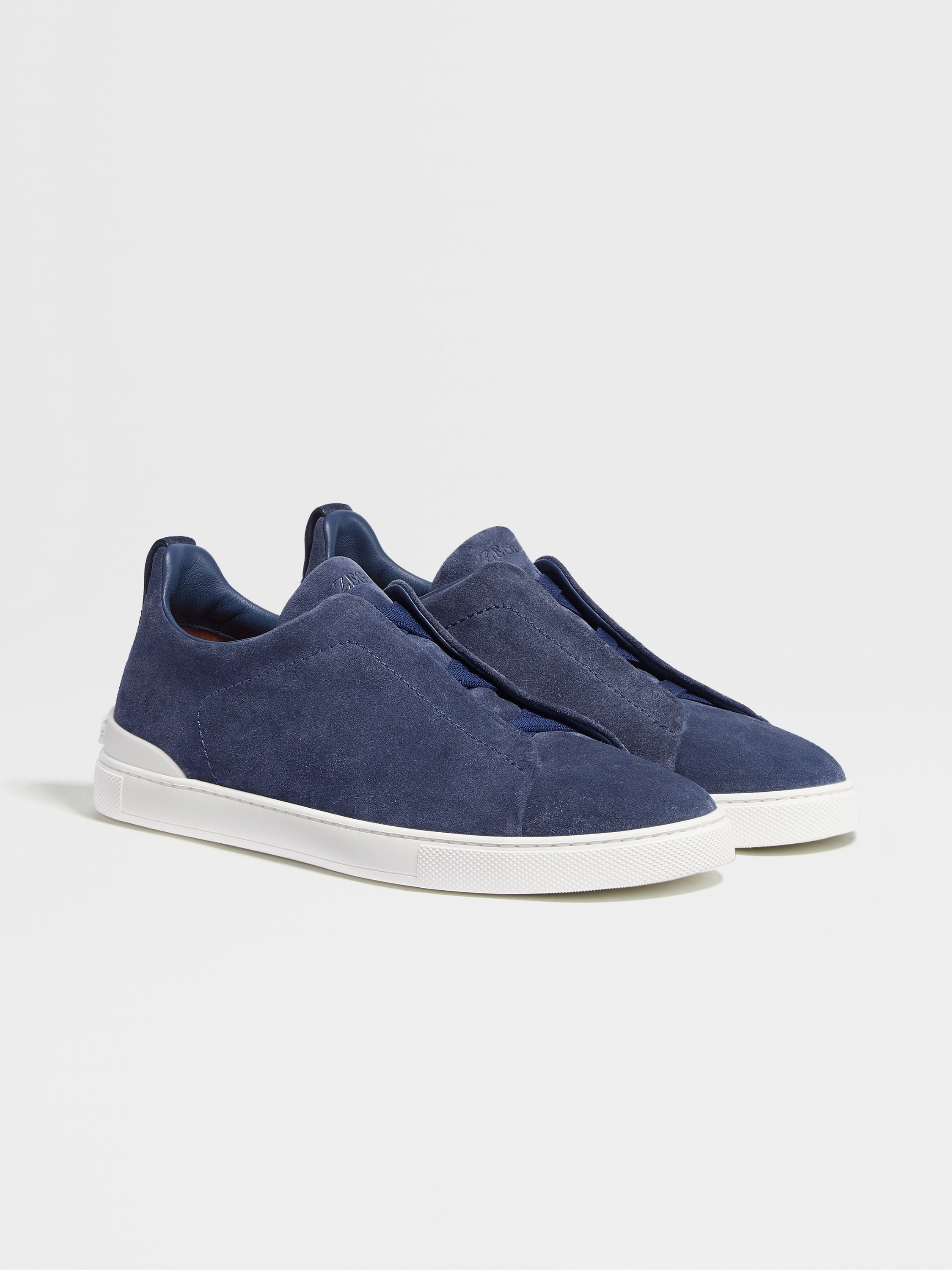 Utility Blue Suede Triple Stitch™ Sneakers