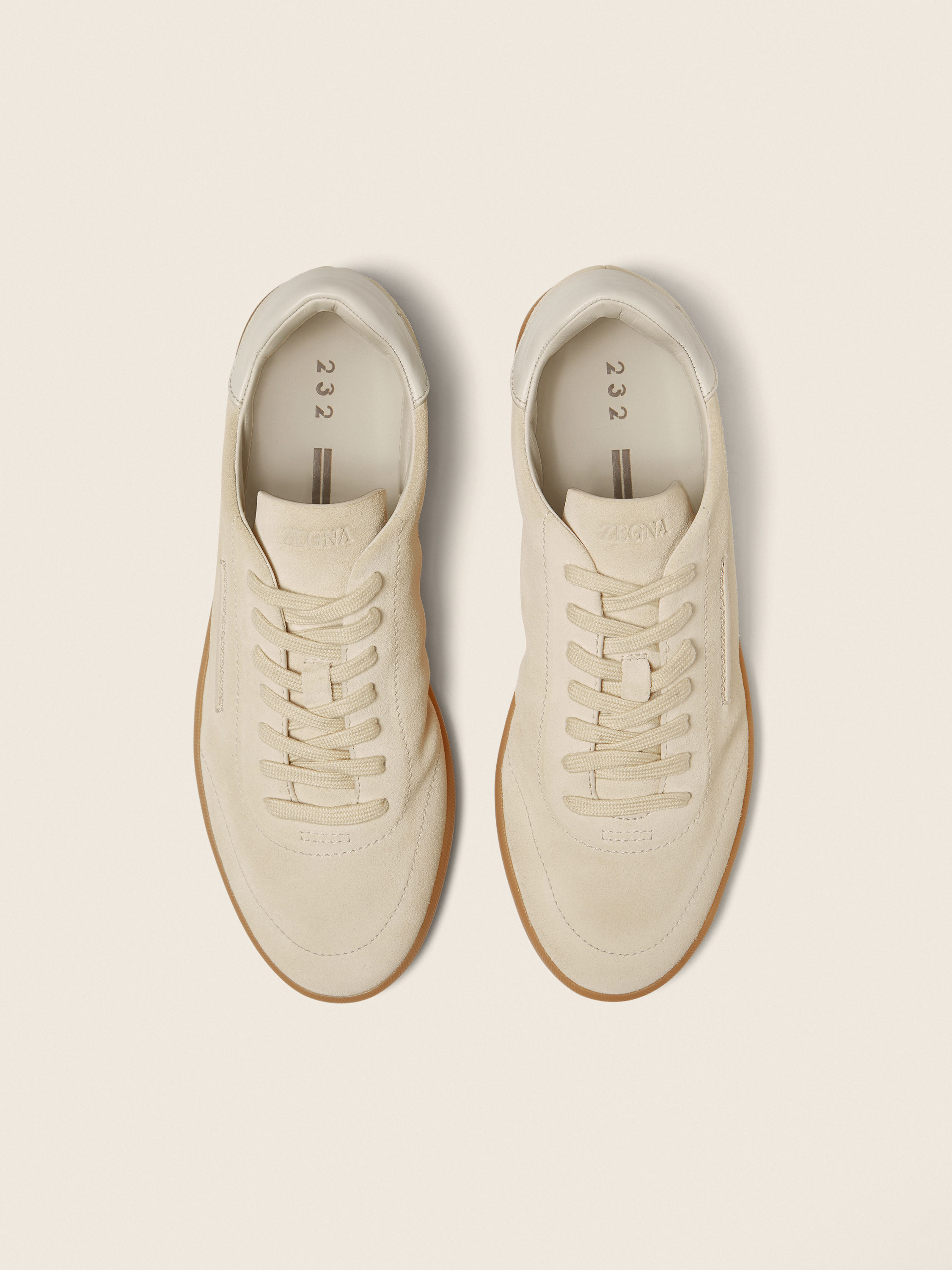 白色 232 绒面革运动鞋 产品细节图 #3