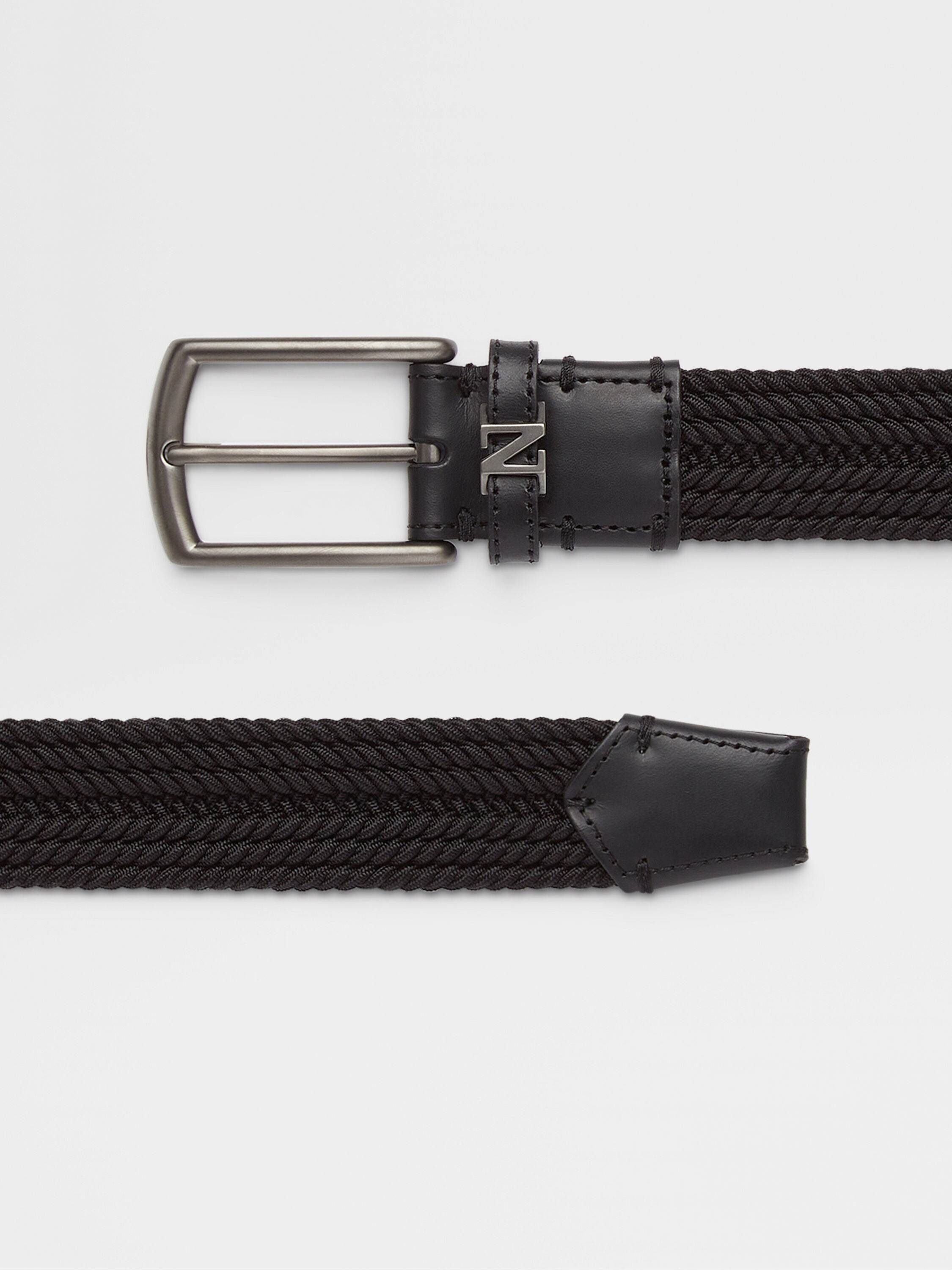 Black Rayon Belt Product detail photo #1