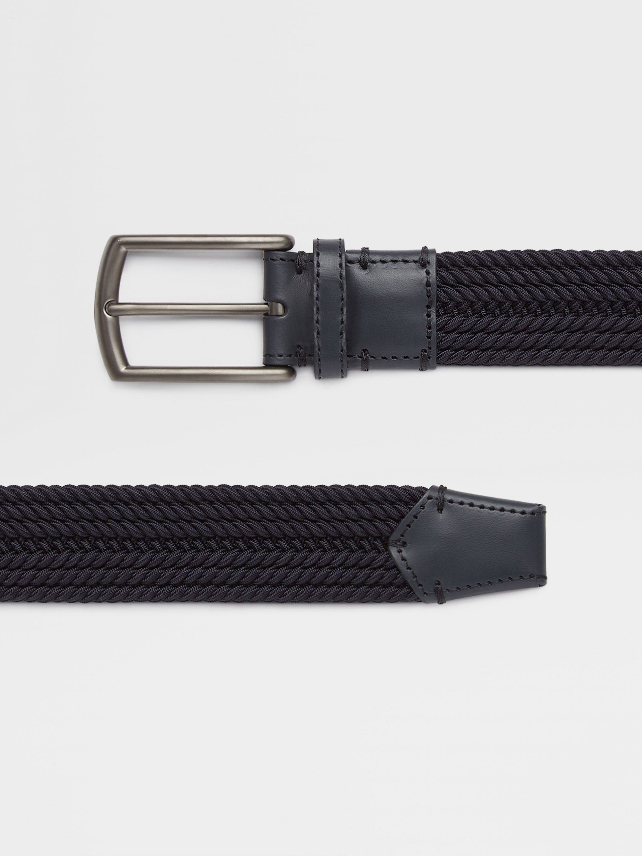 Navy Blue Rayon Belt Product detail photo #1