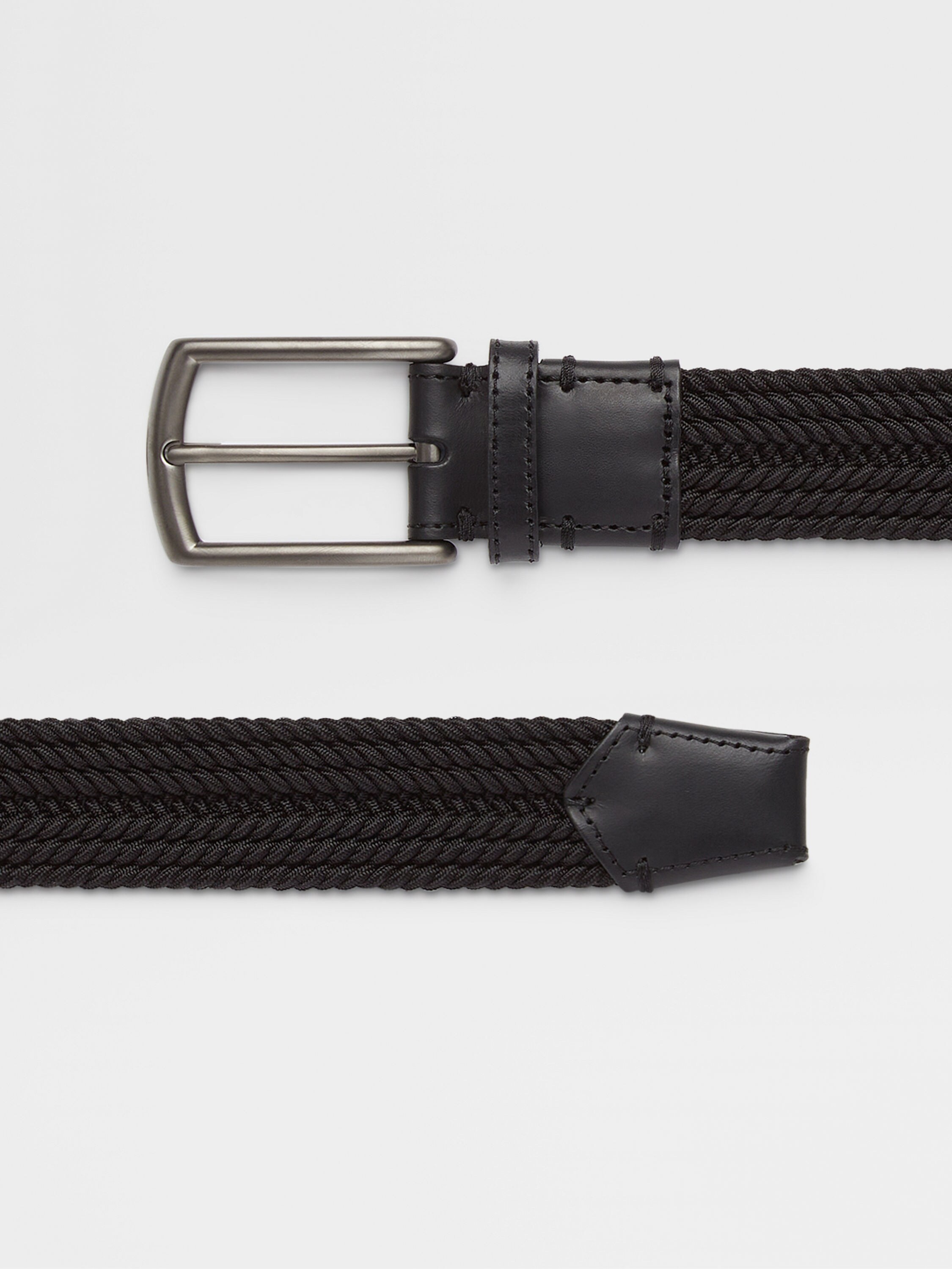 Black Rayon Belt Product detail photo #1