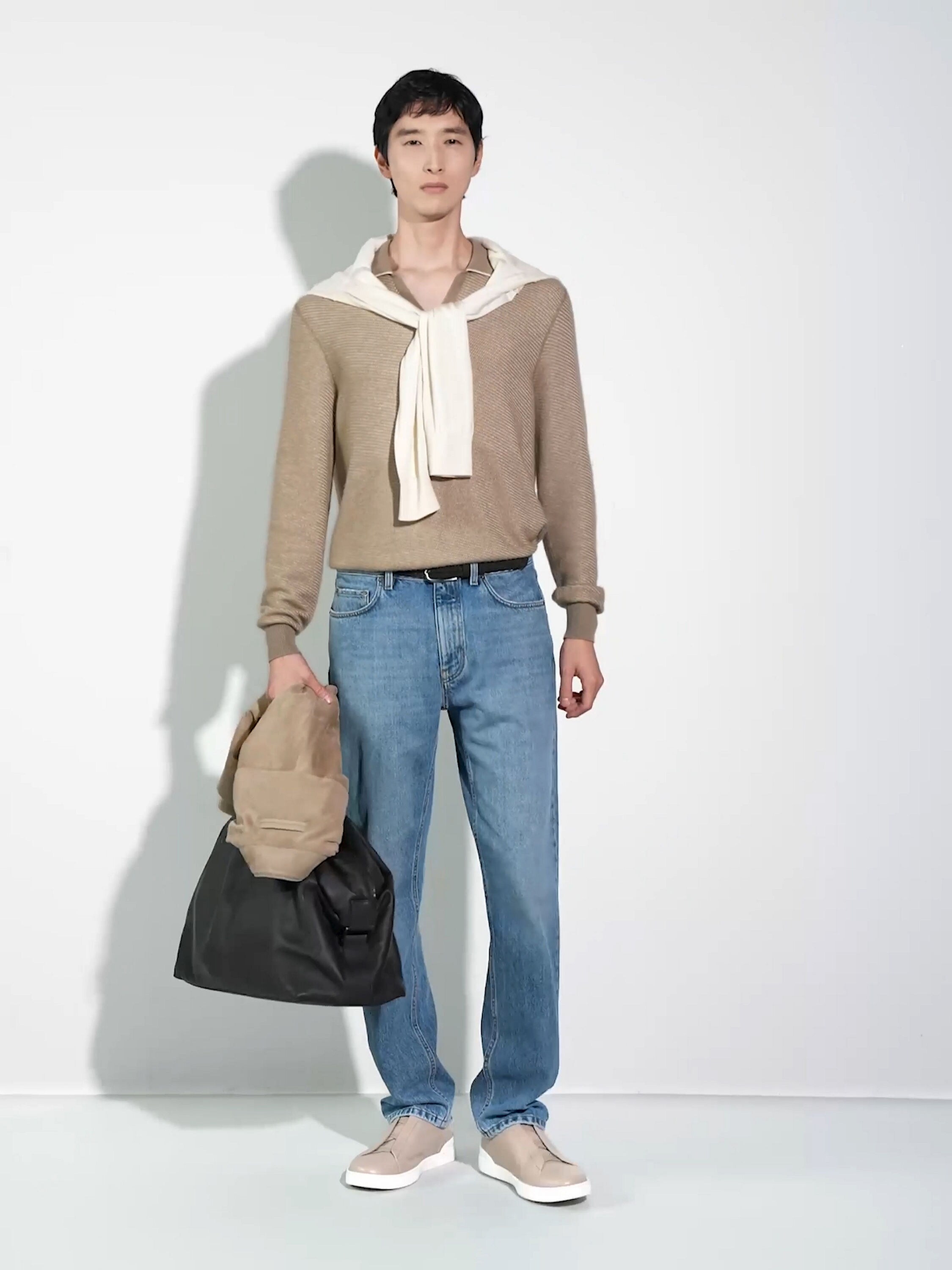 Dark Brown Leather Belt