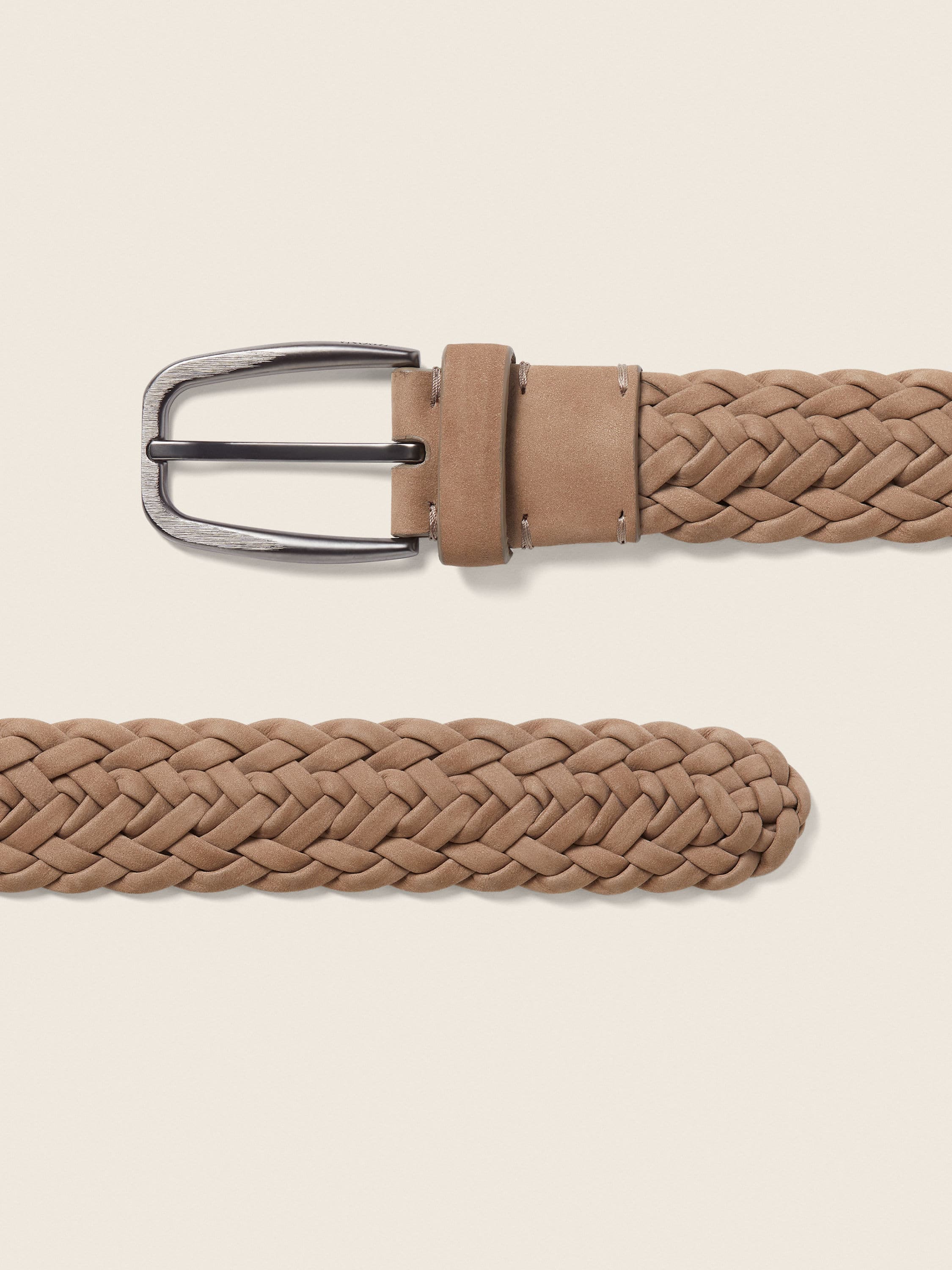 Beige Nubuck Belt Product detail photo #1