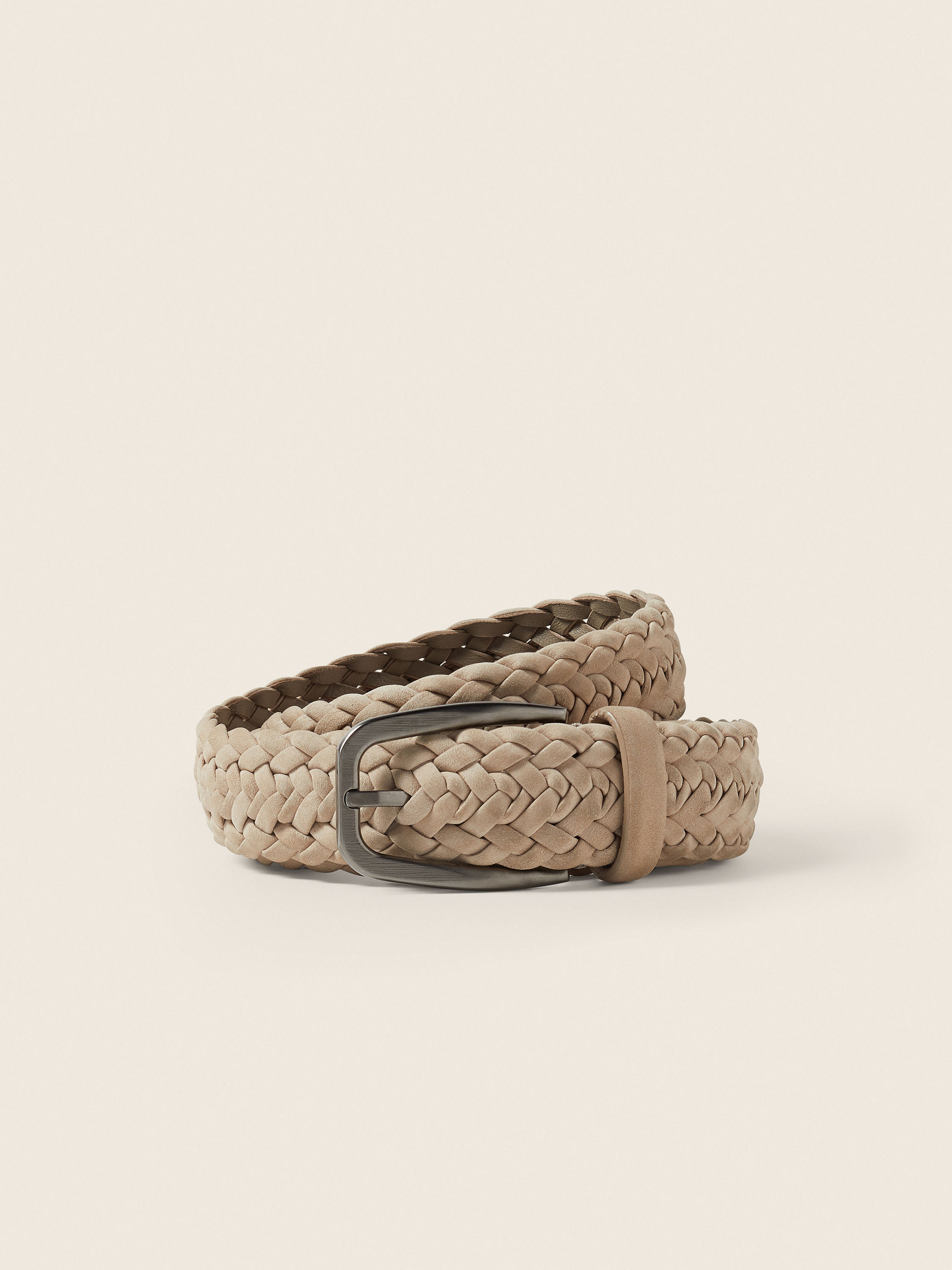 Light Taupe Nubuck Belt Main product photo