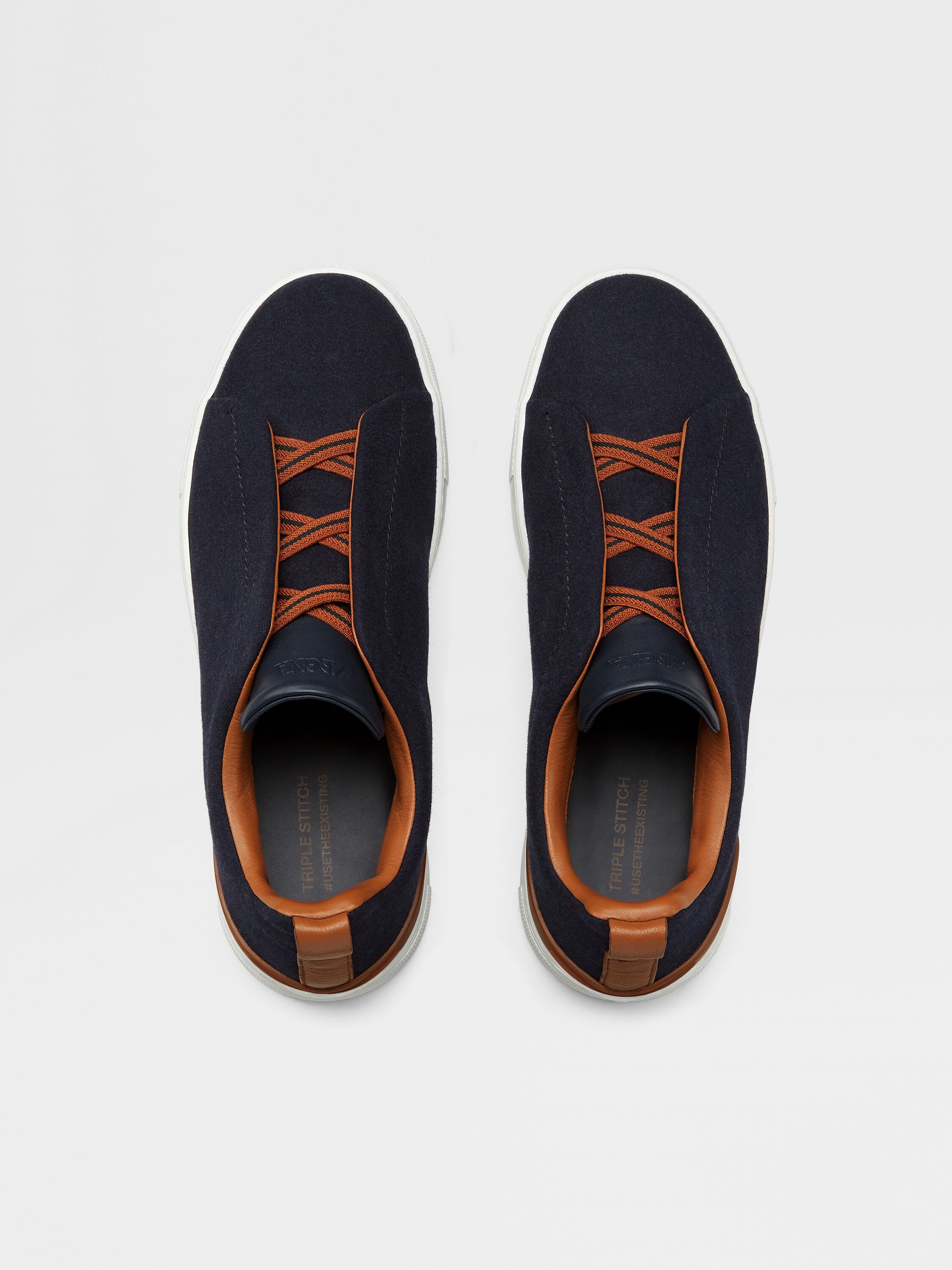 海军蓝 #UseTheExisting™ 羊毛 Triple Stitch™ 运动鞋 产品细节图 #2