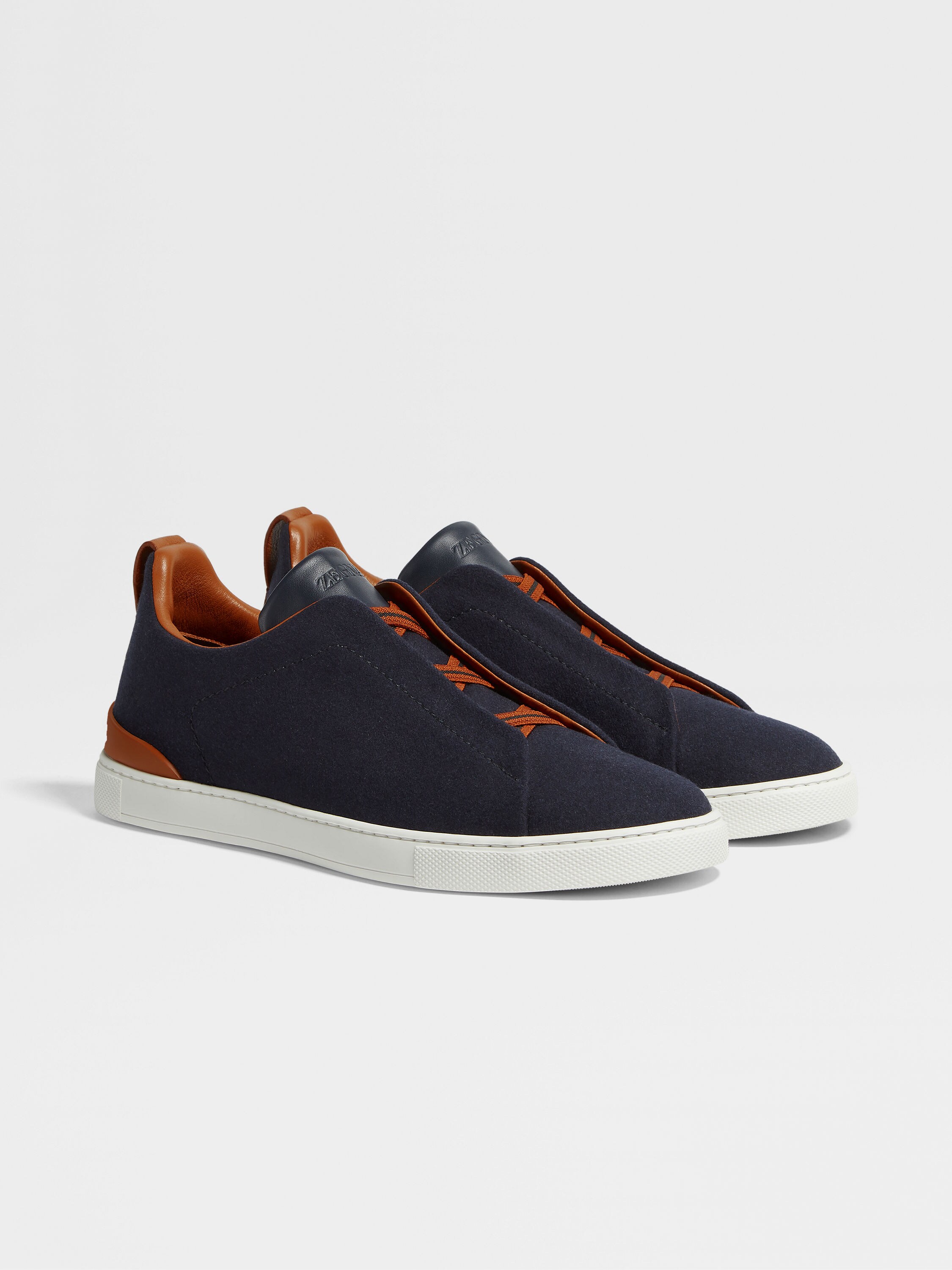海军蓝 #UseTheExisting™ 羊毛 Triple Stitch™ 运动鞋 产品主图