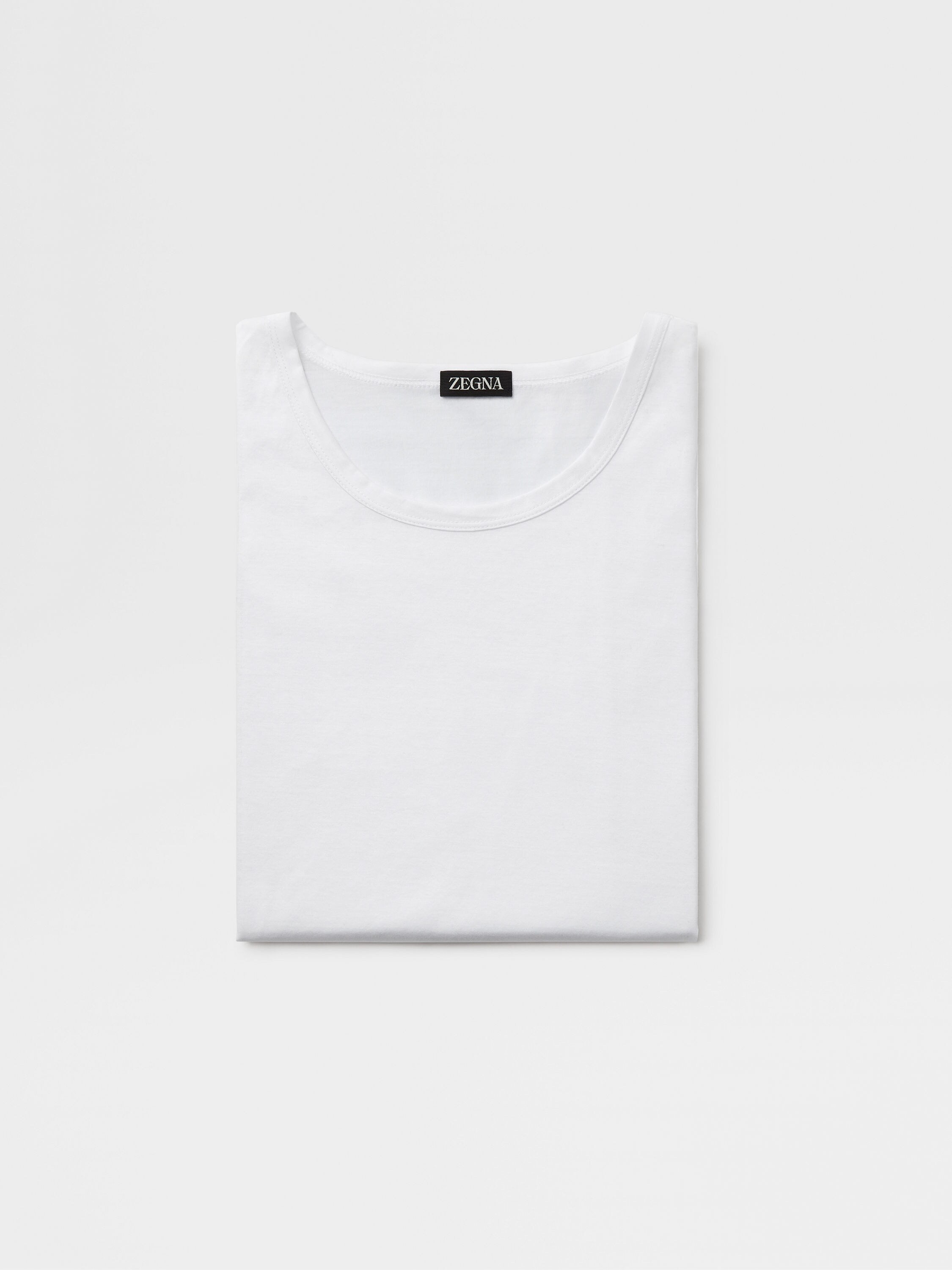 White Filoscozia Cotton Tank Main product photo