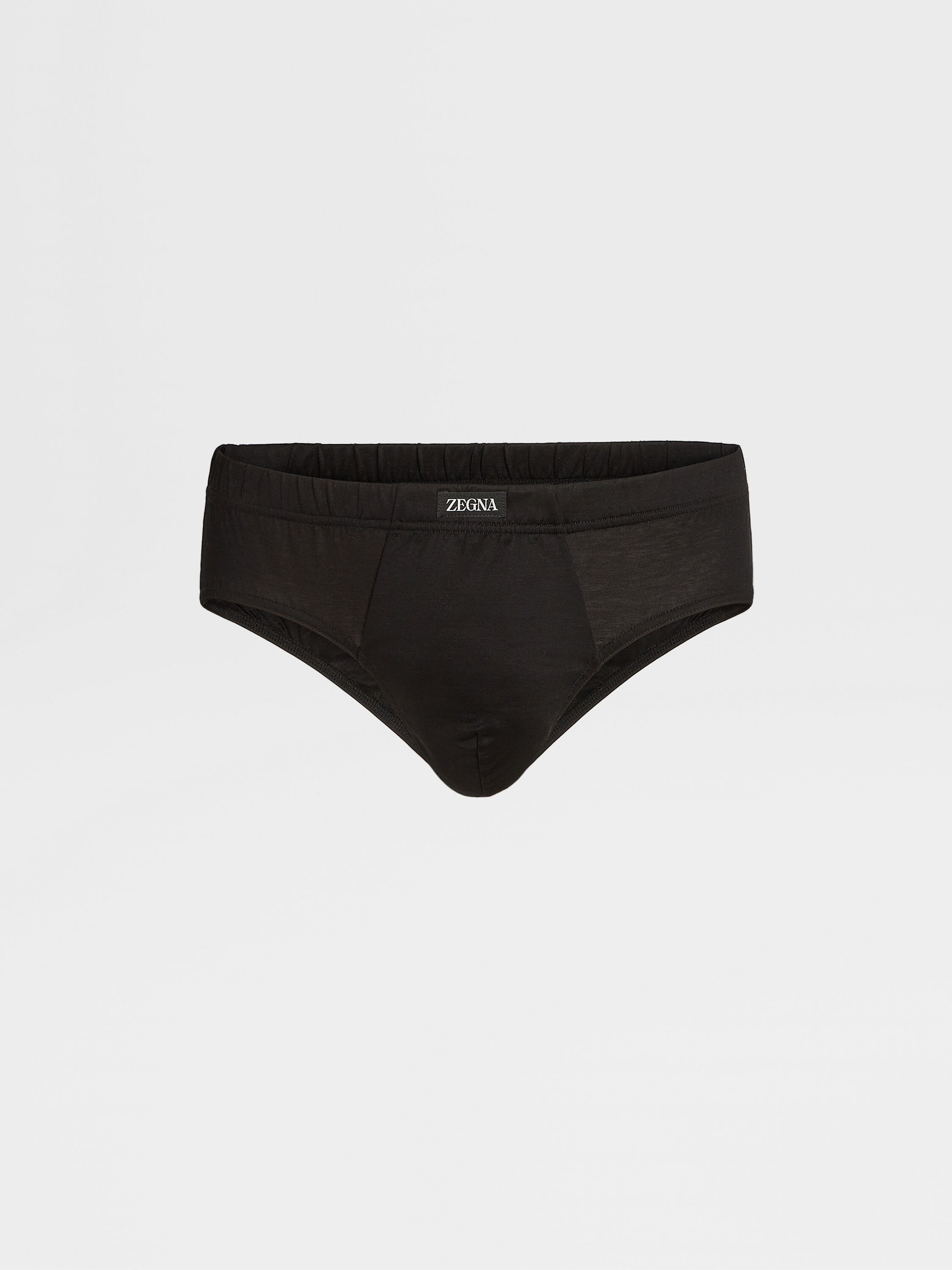 Black Cotton Briefs Main product photo