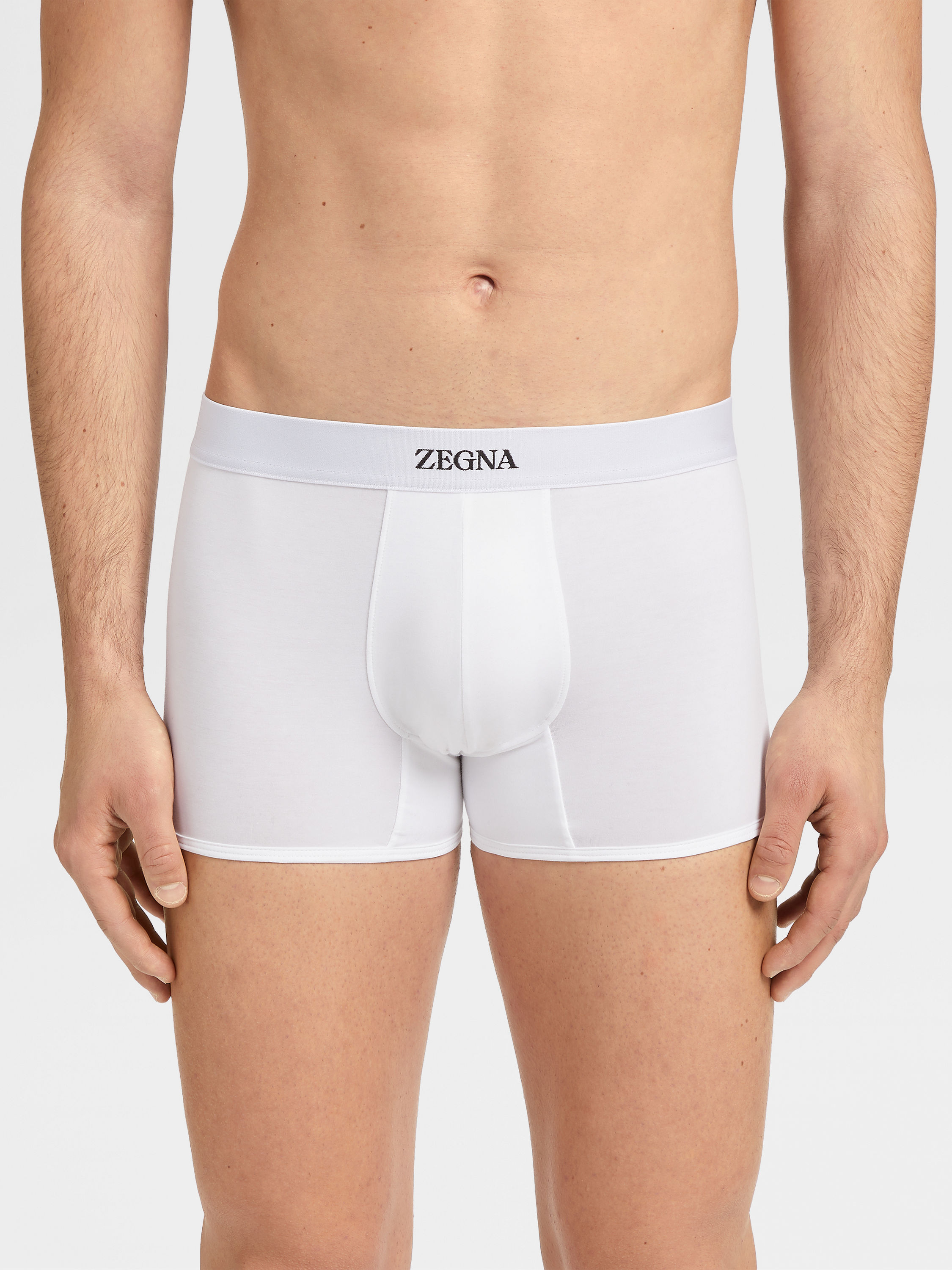 White Cotton Trunks Product detail photo #1