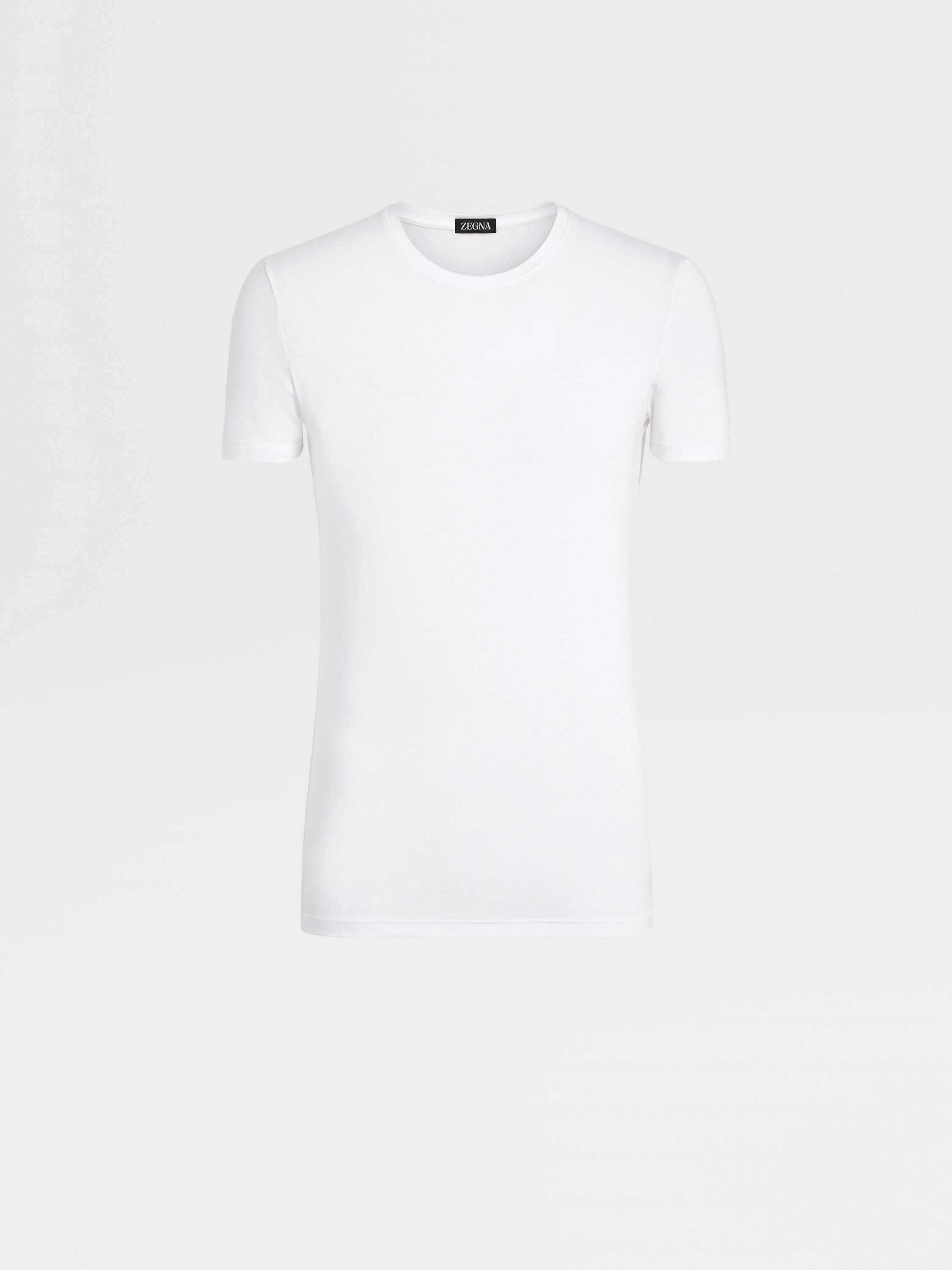 White Stretch Modal T-shirt