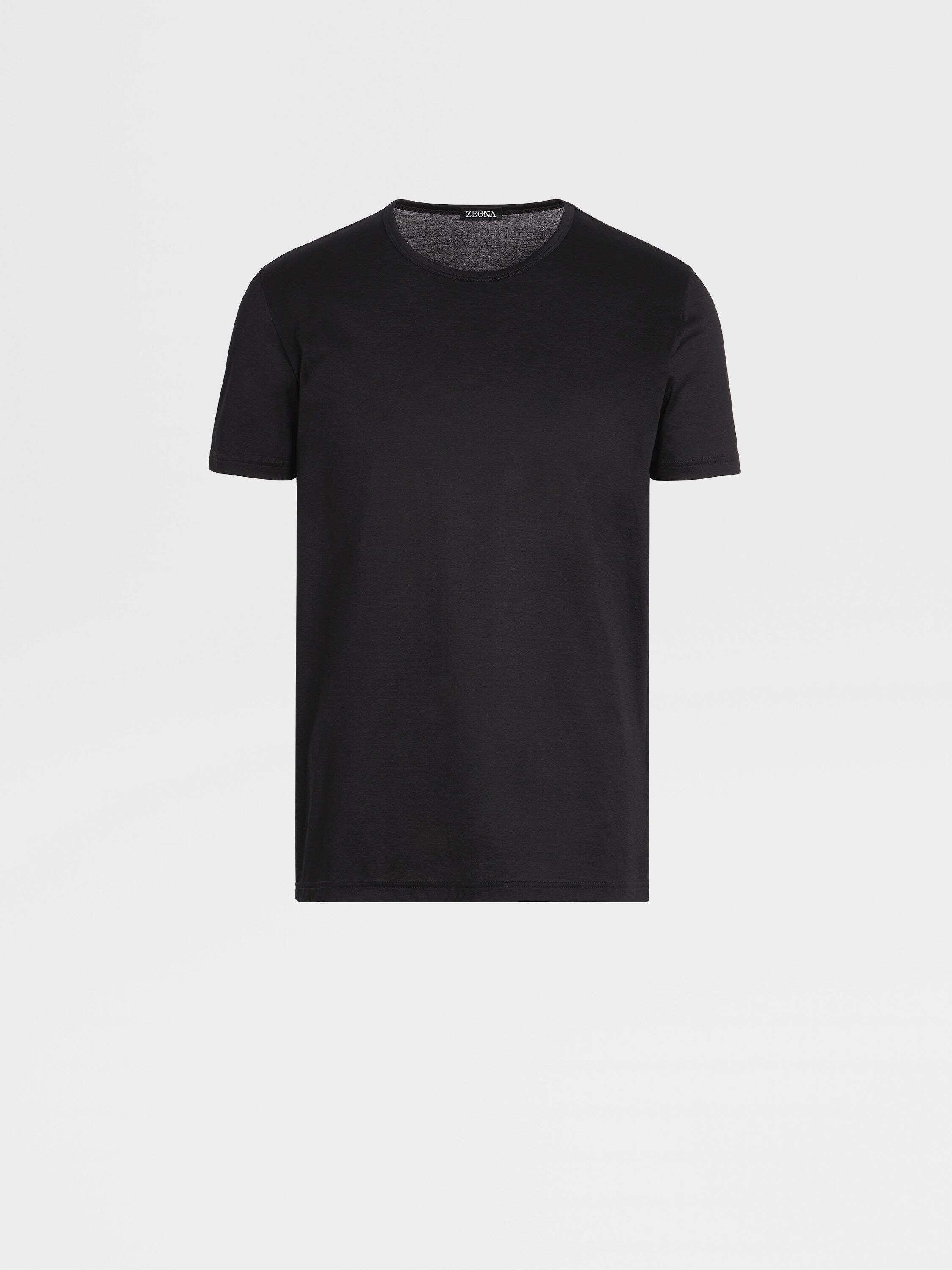 Black Cotton T-shirt