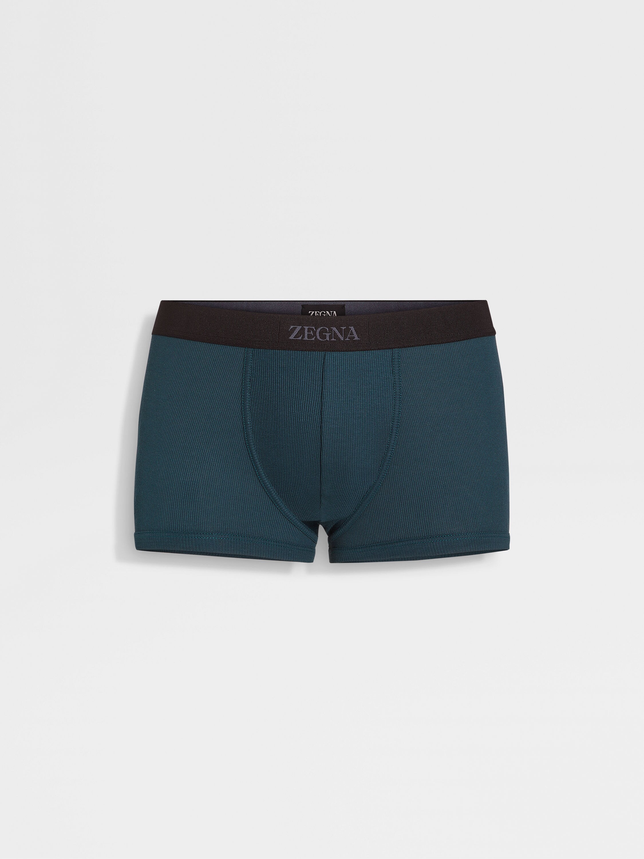 Dark Green Cotton and Modal Trunks Main product photo