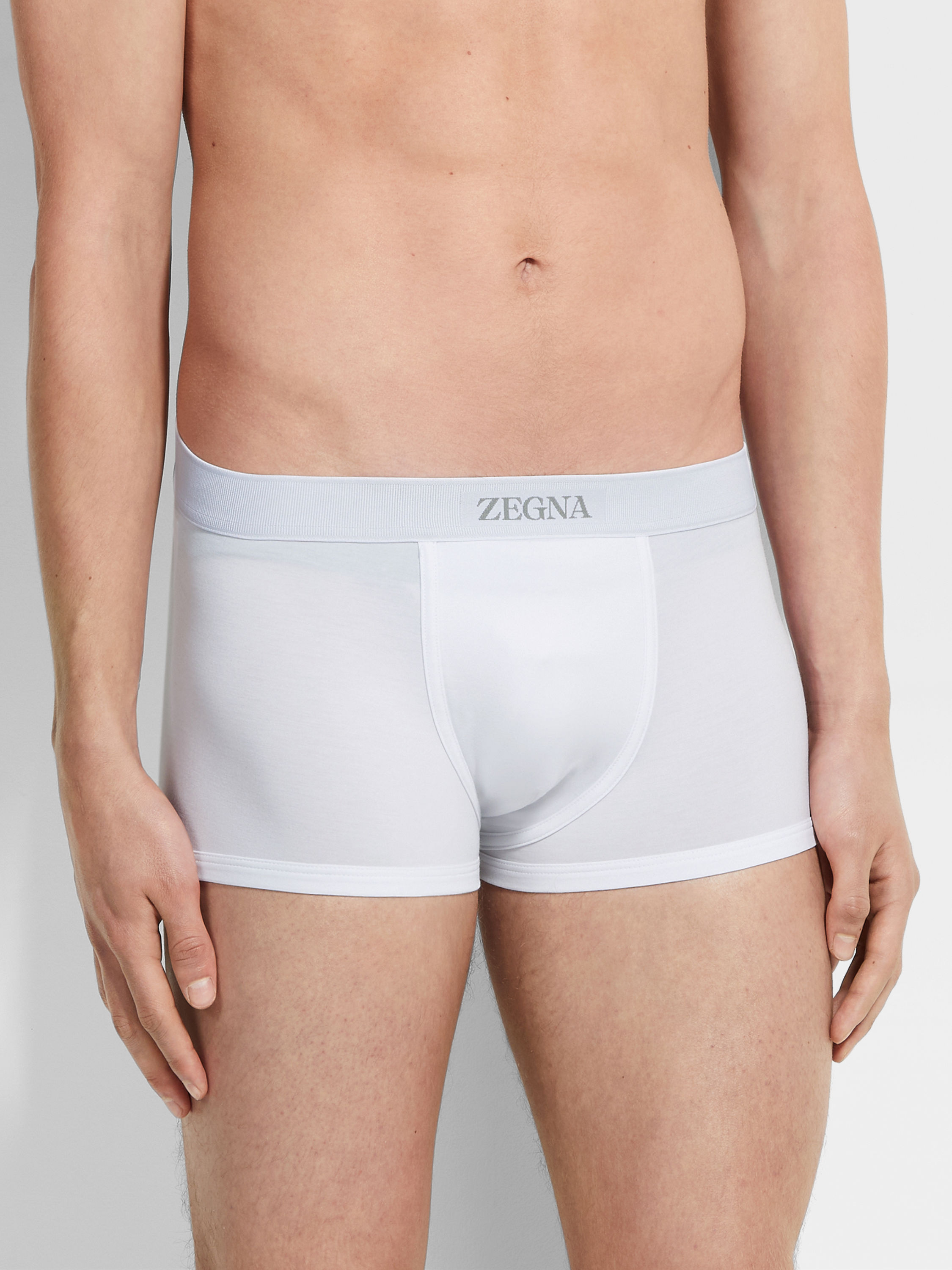 白色 SeaCell 平角内裤 產品細節圖 #1
