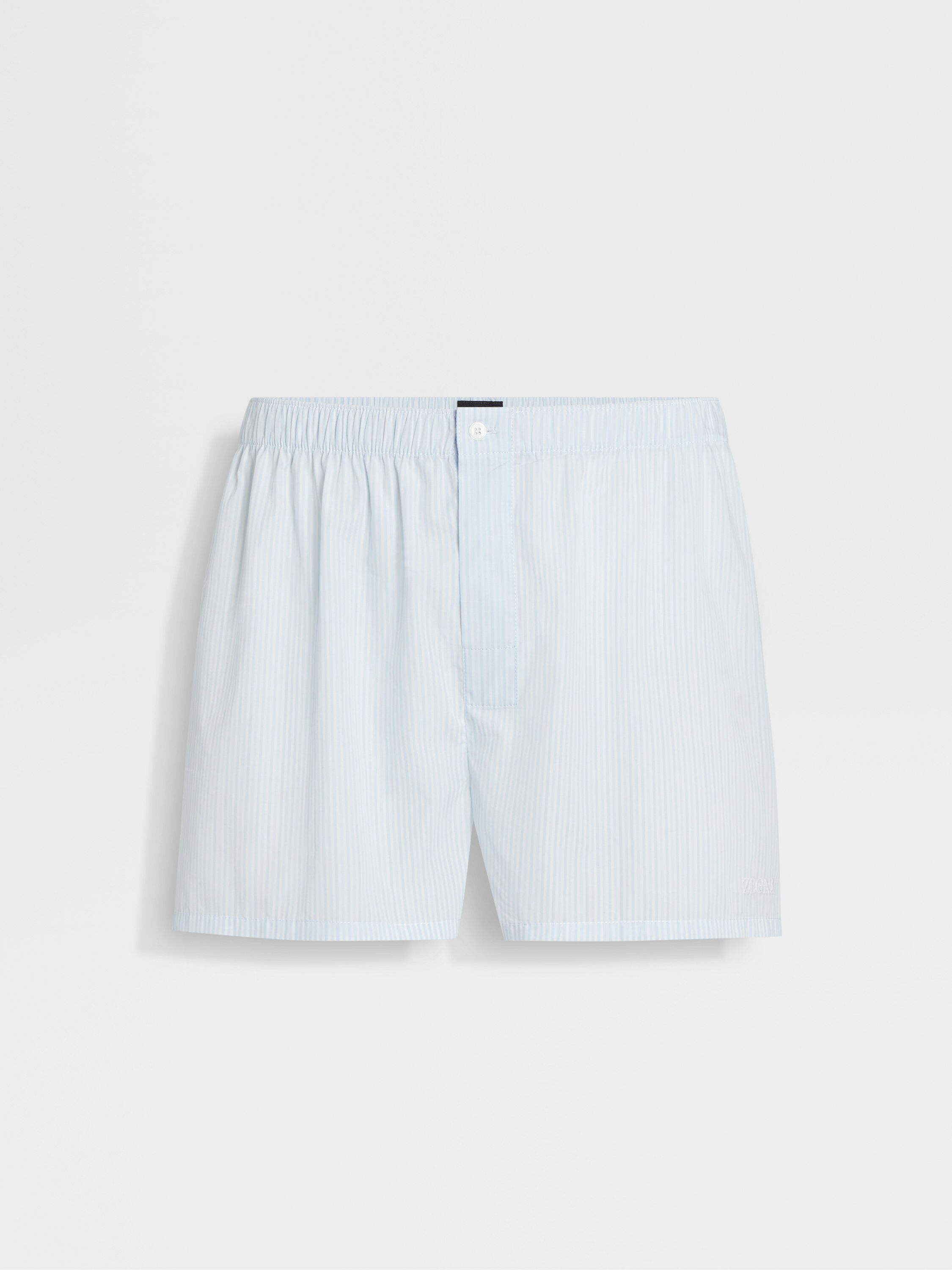 Light Blue Cotton Boxers Main product photo