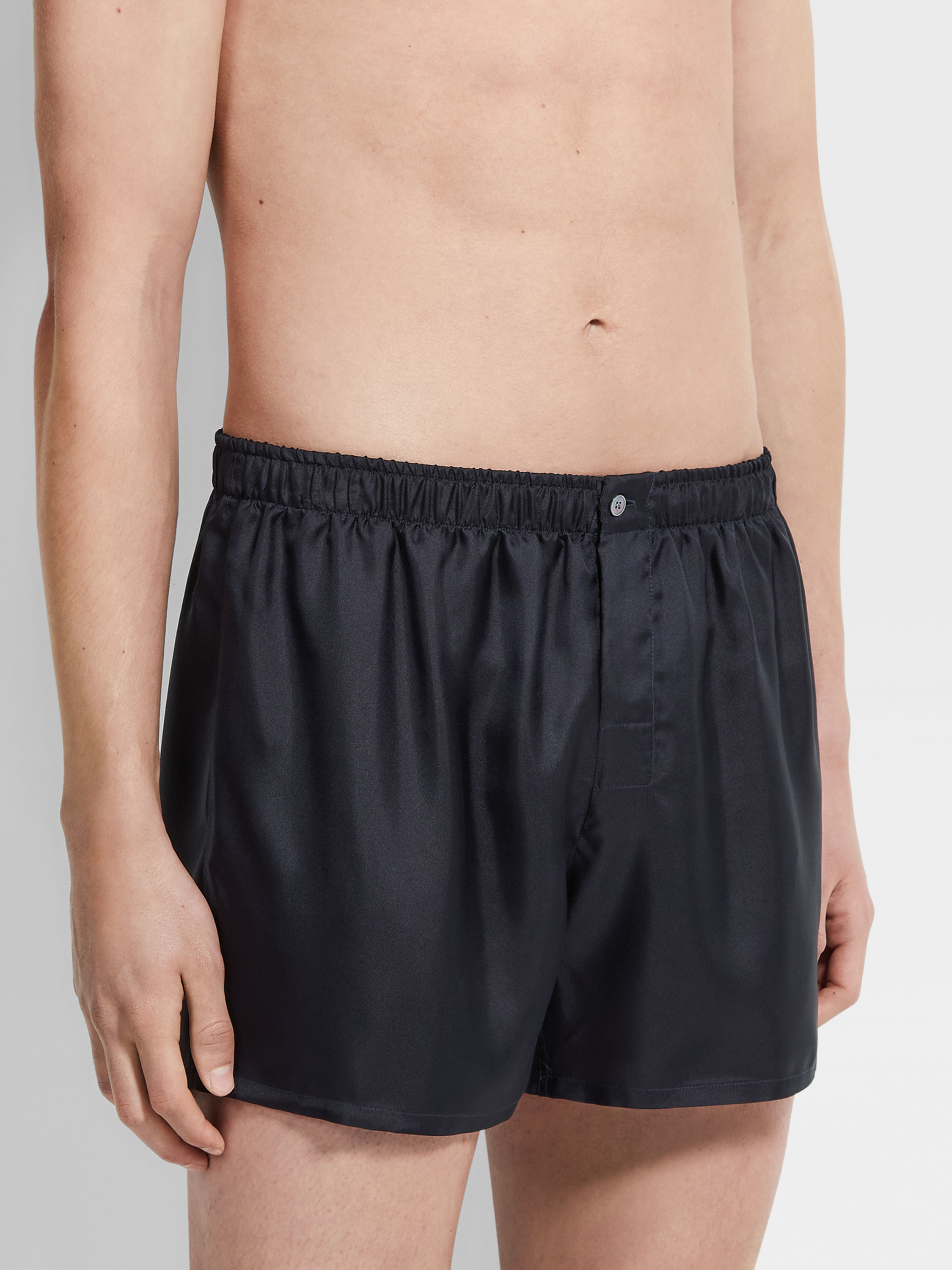 Black Silk Boxers Product detail photo #1