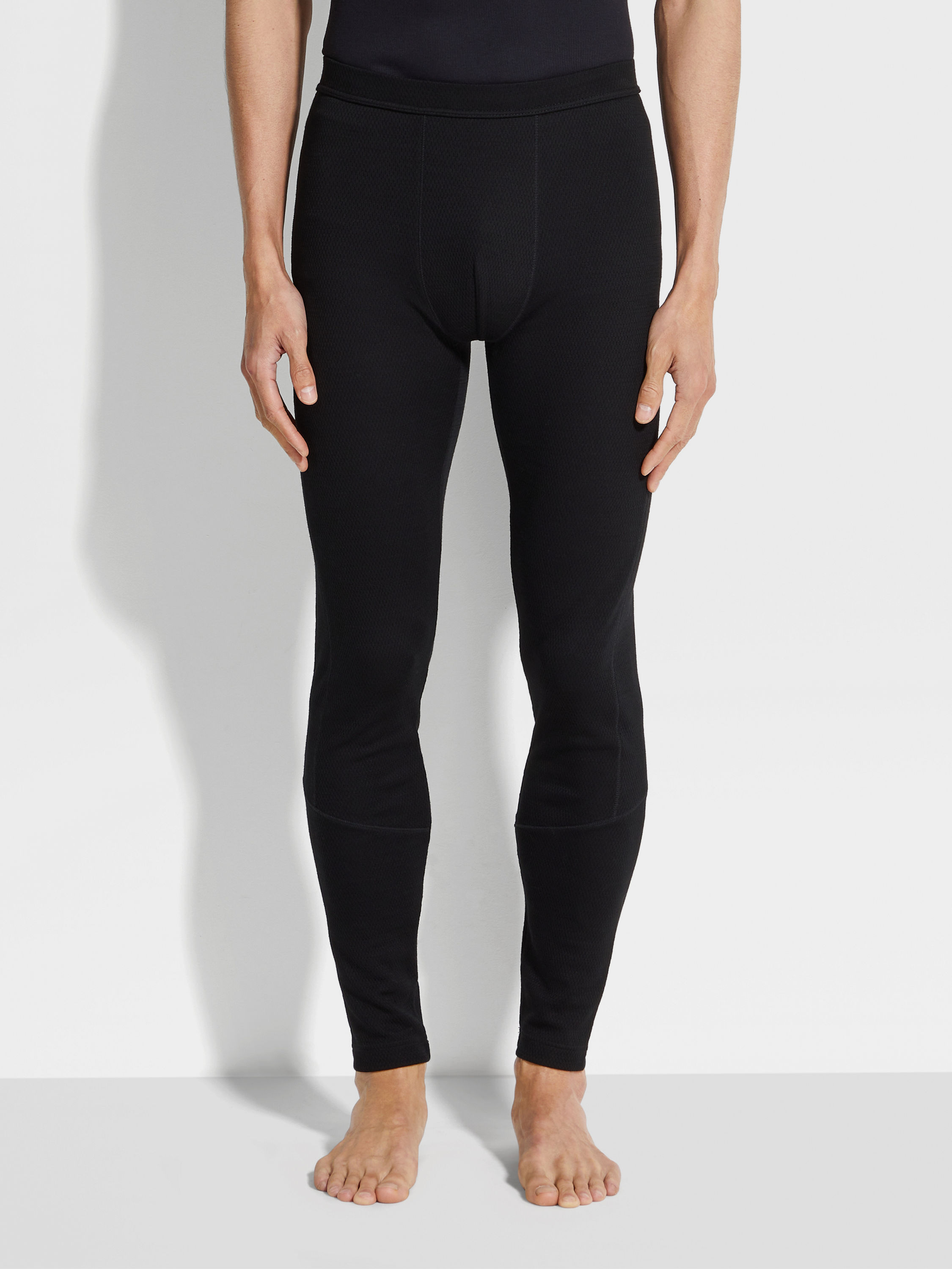 Black Wool Long Johns Product detail photo #2