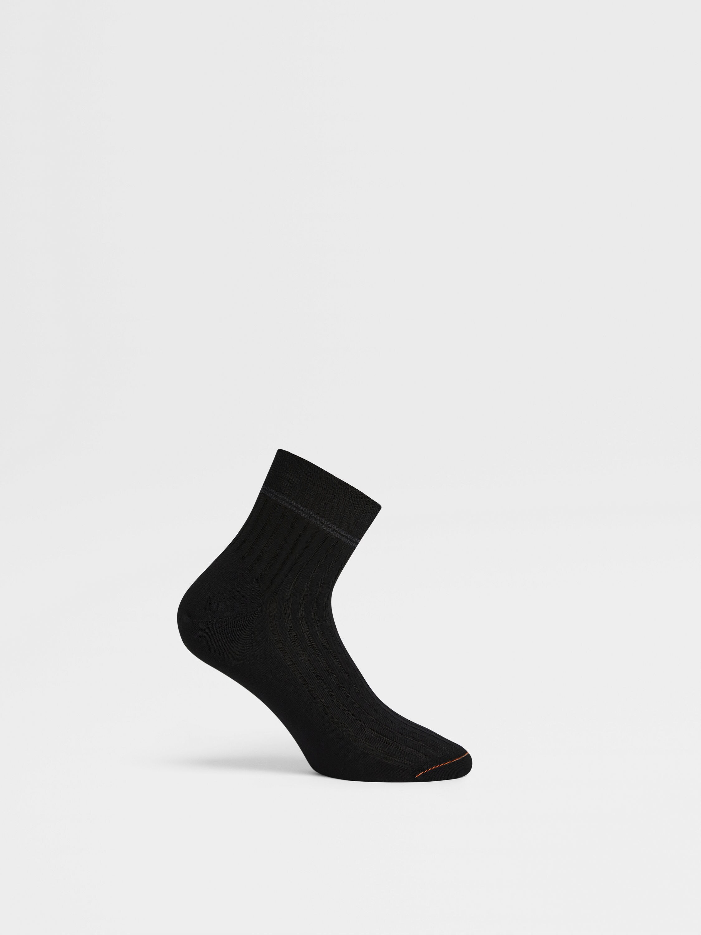 Black Cotton Socks Product detail photo #2