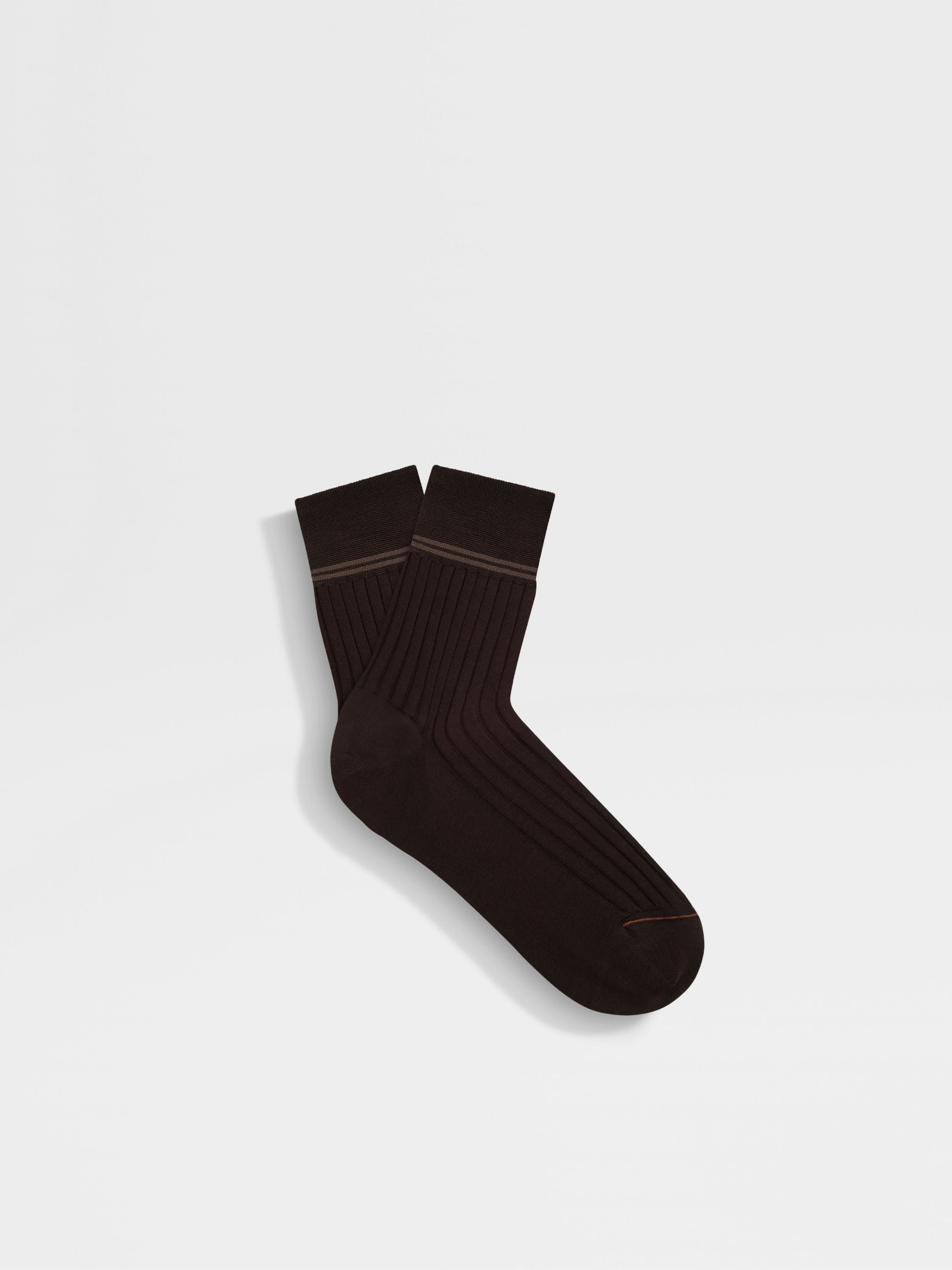 Brown Cotton Socks Main product photo