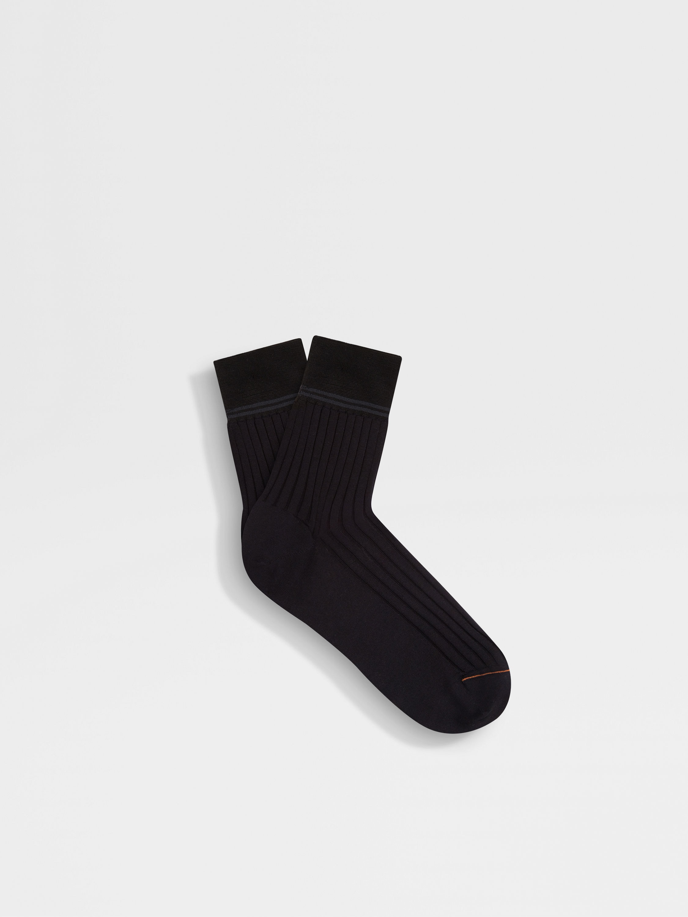 Navy Blue Cotton Socks Main product photo