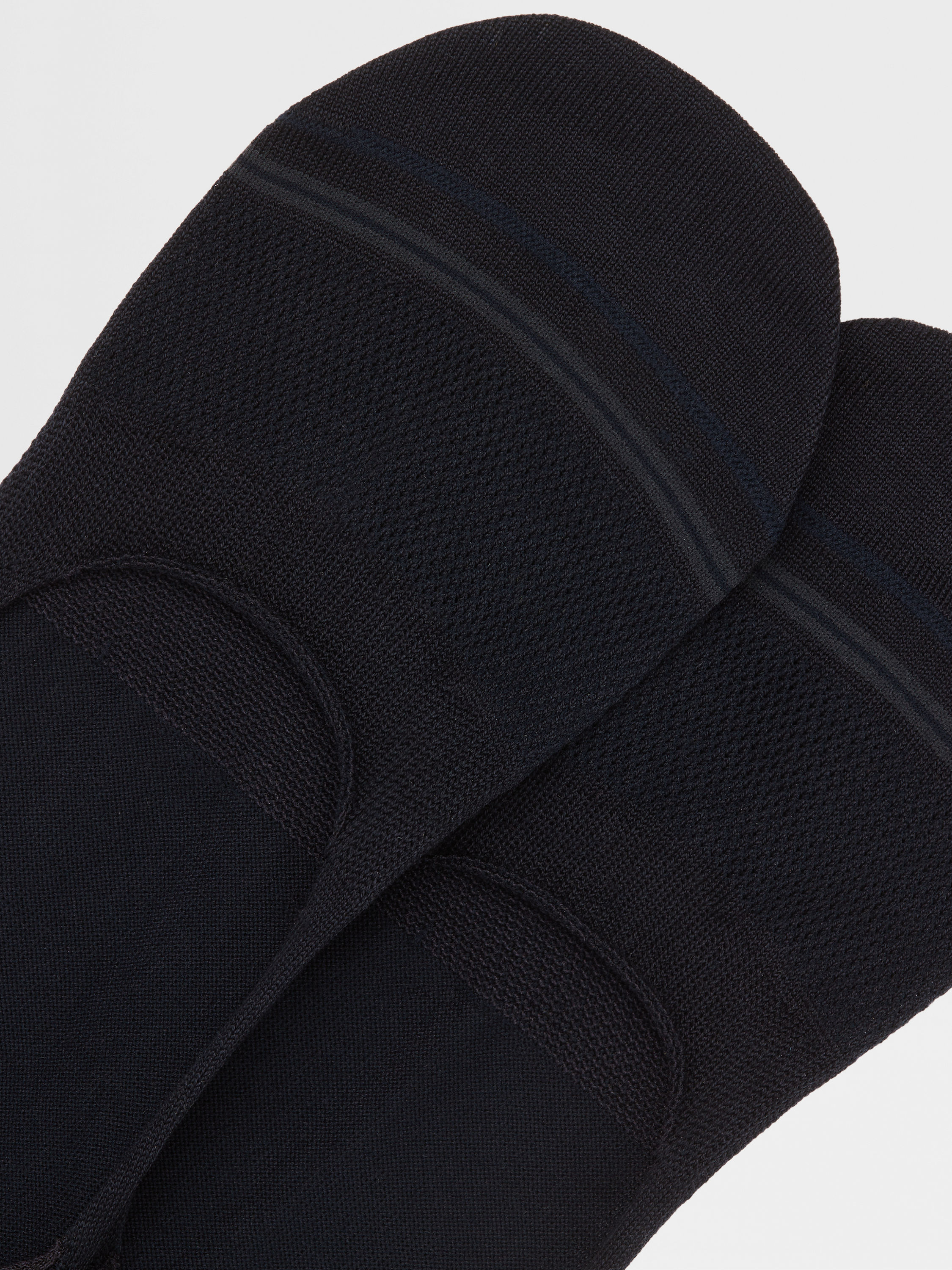 Navy Blue Cotton Blend Socks Product detail photo #1