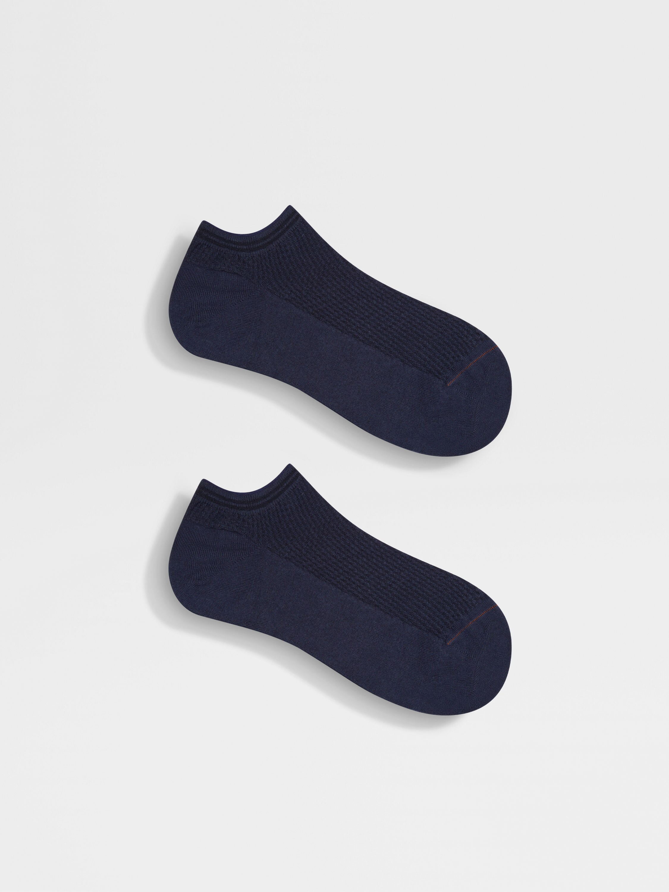 Ink Blue Cotton Blend Socks Product detail photo #2
