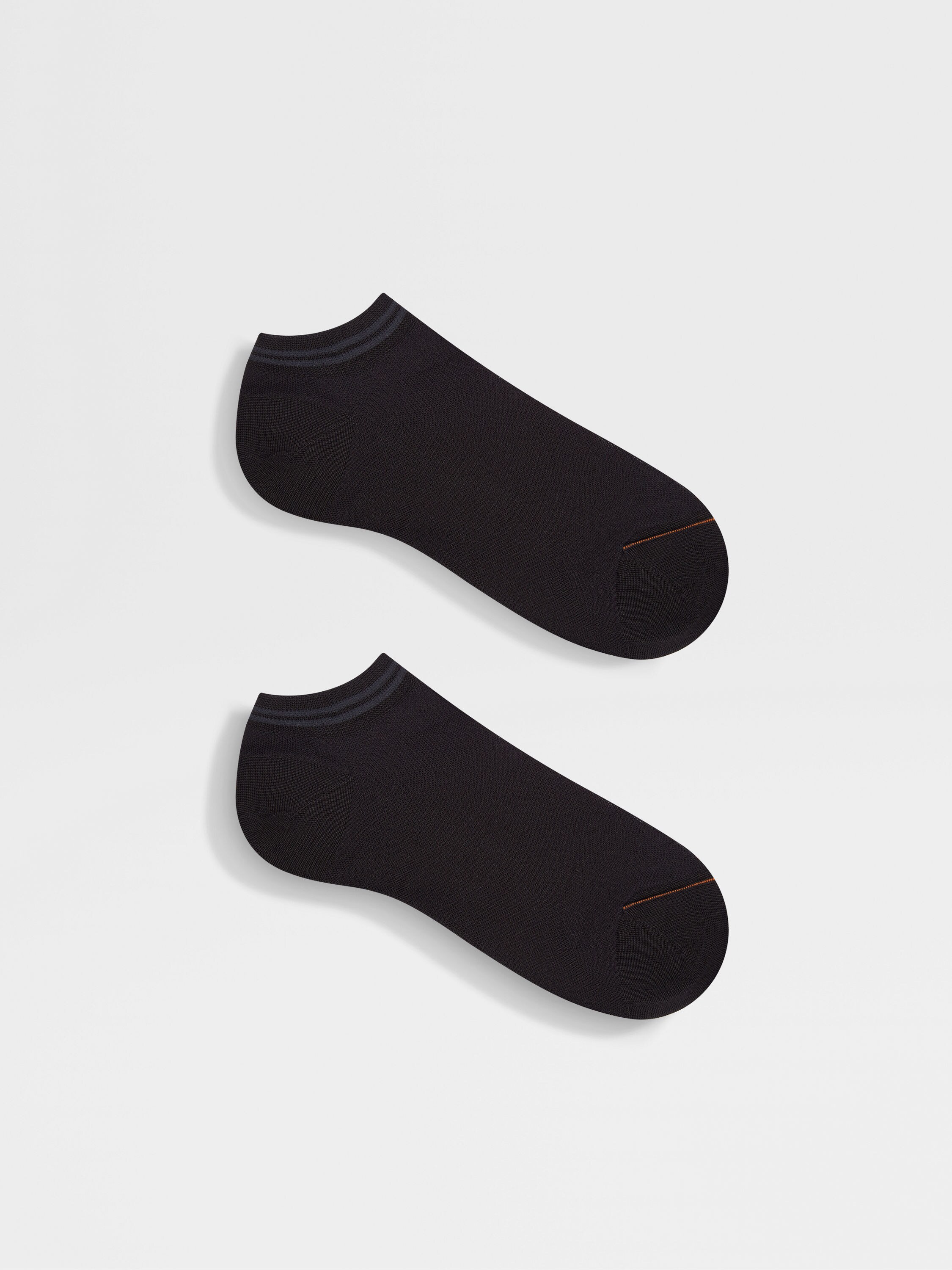 Black Cotton Blend Socks Product detail photo #2