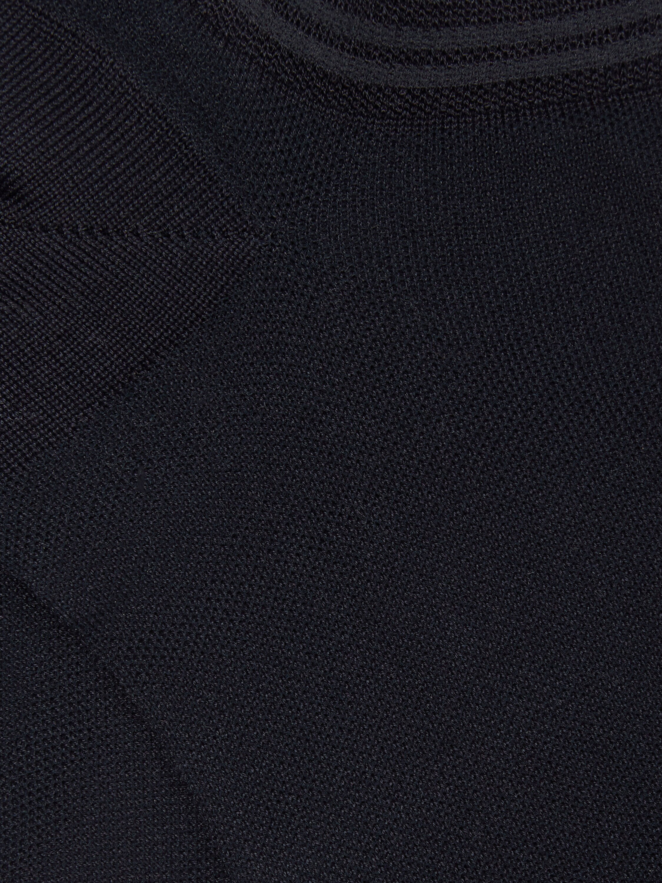 Navy Blue Cotton Blend Socks Product detail photo #1