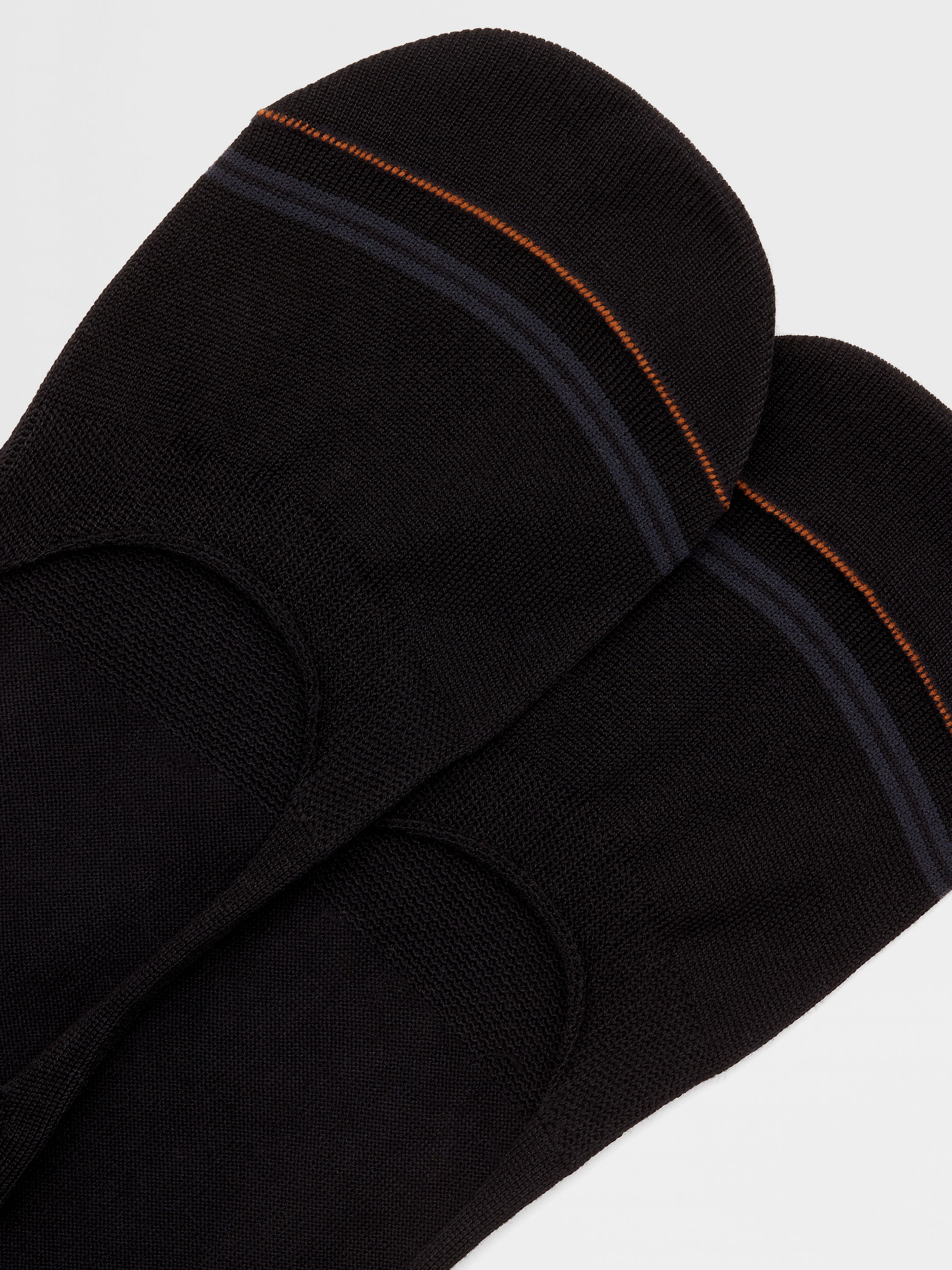 Black Cotton Blend Socks Product detail photo #1