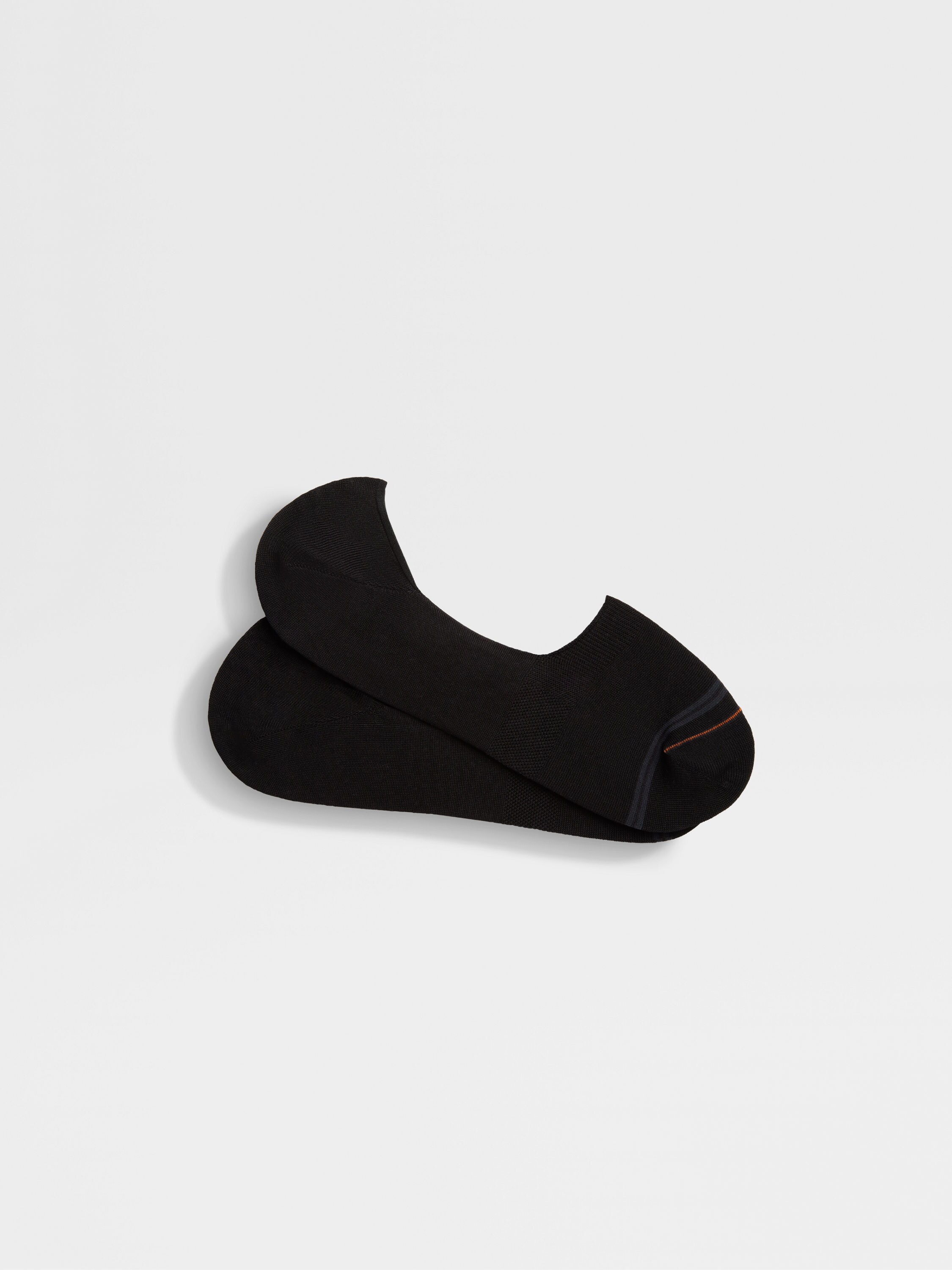 Black Cotton Blend Socks Main product photo