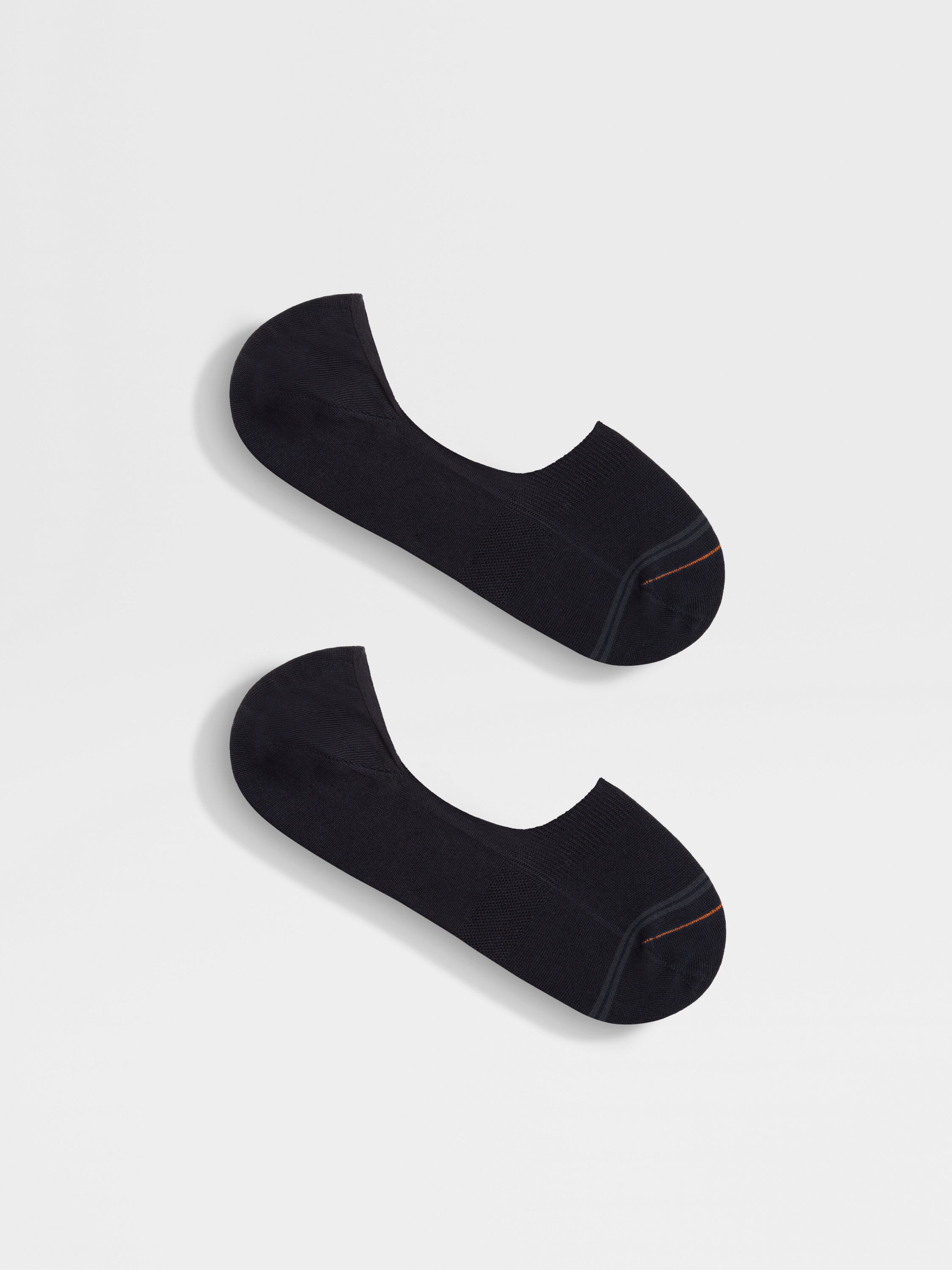 Navy Blue Cotton Blend Socks Product detail photo #2