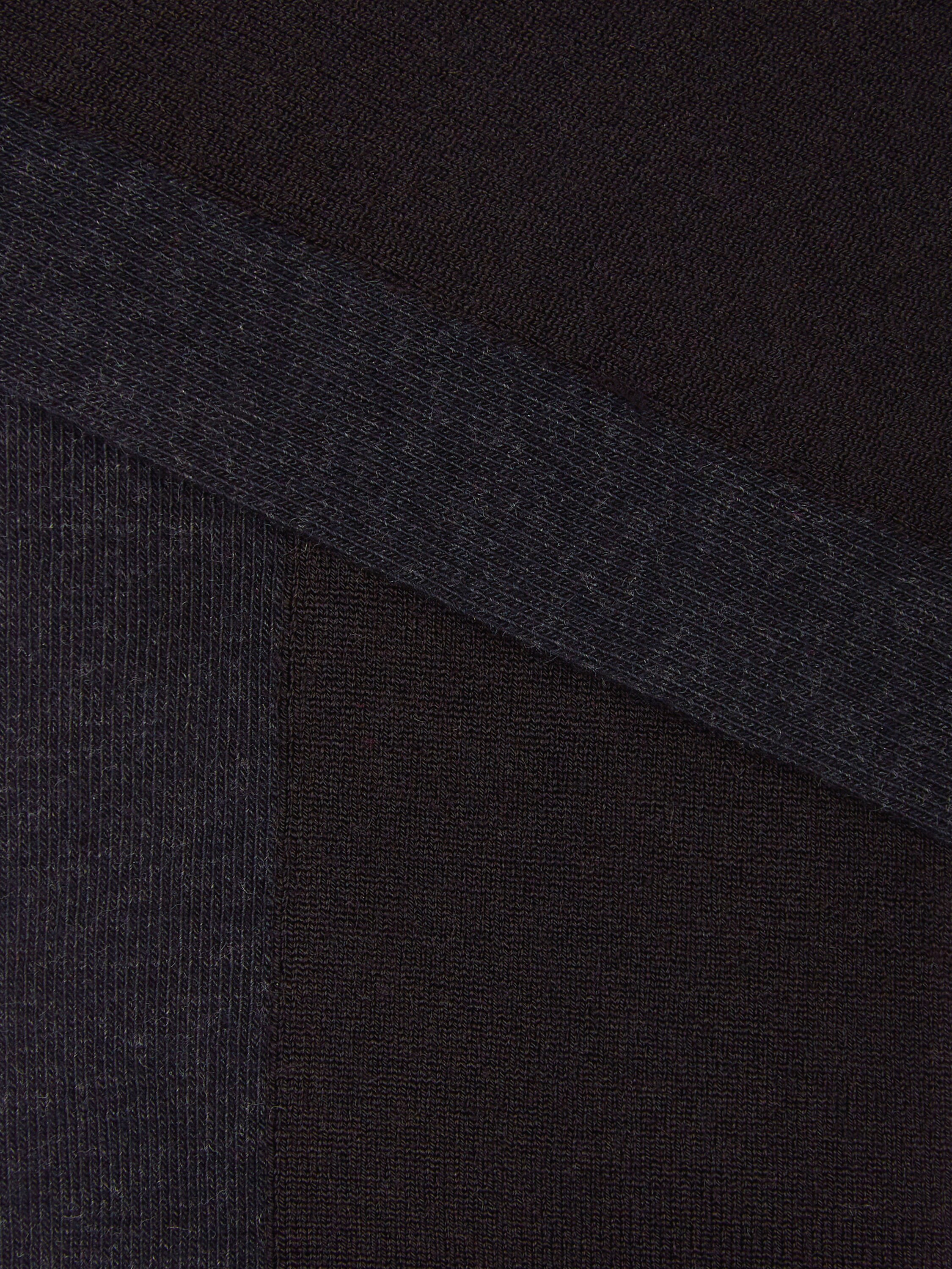 Black Techmerino™ Wool Socks Product detail photo #1