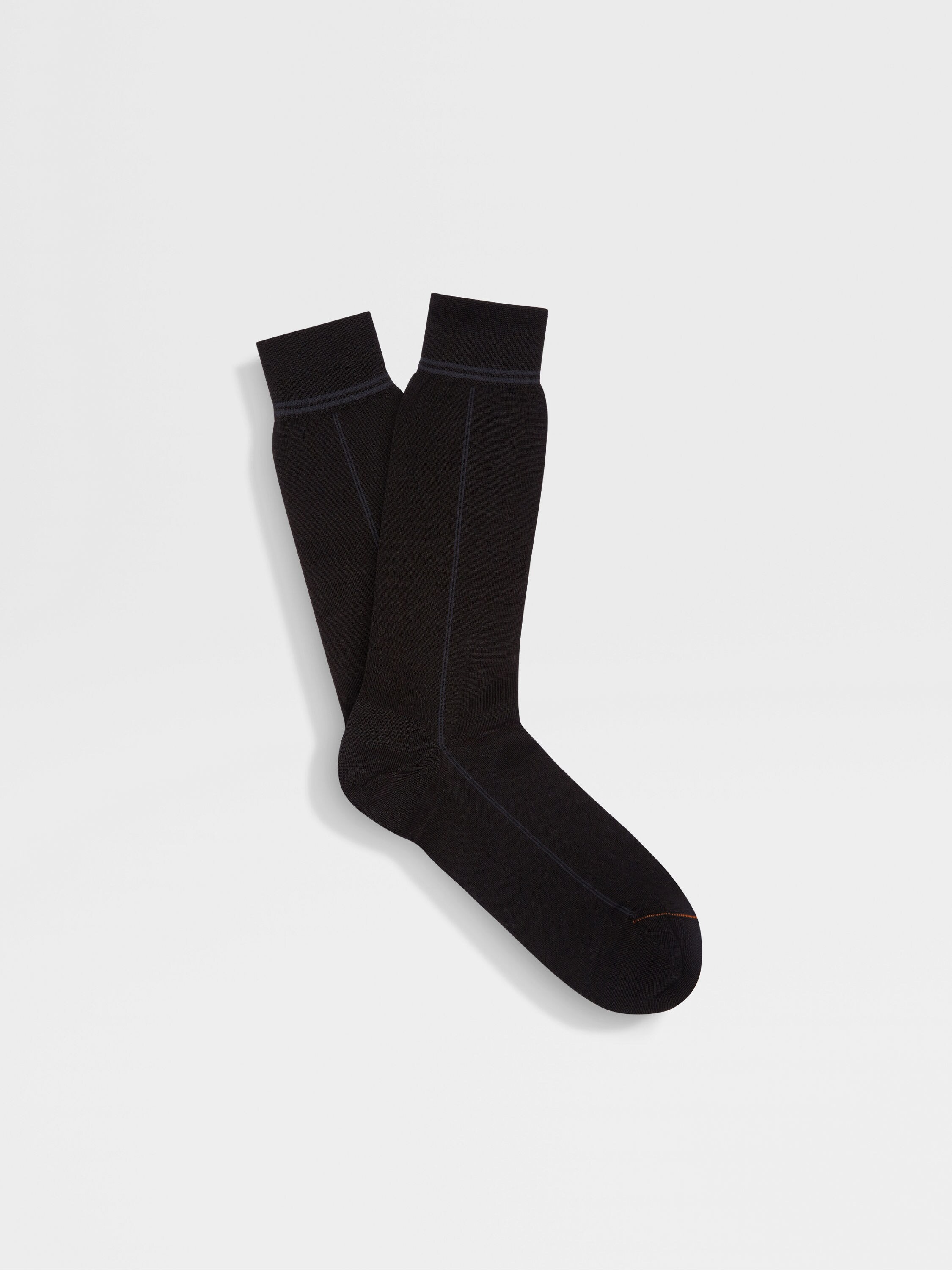 Black Cotton Blend Socks Main product photo