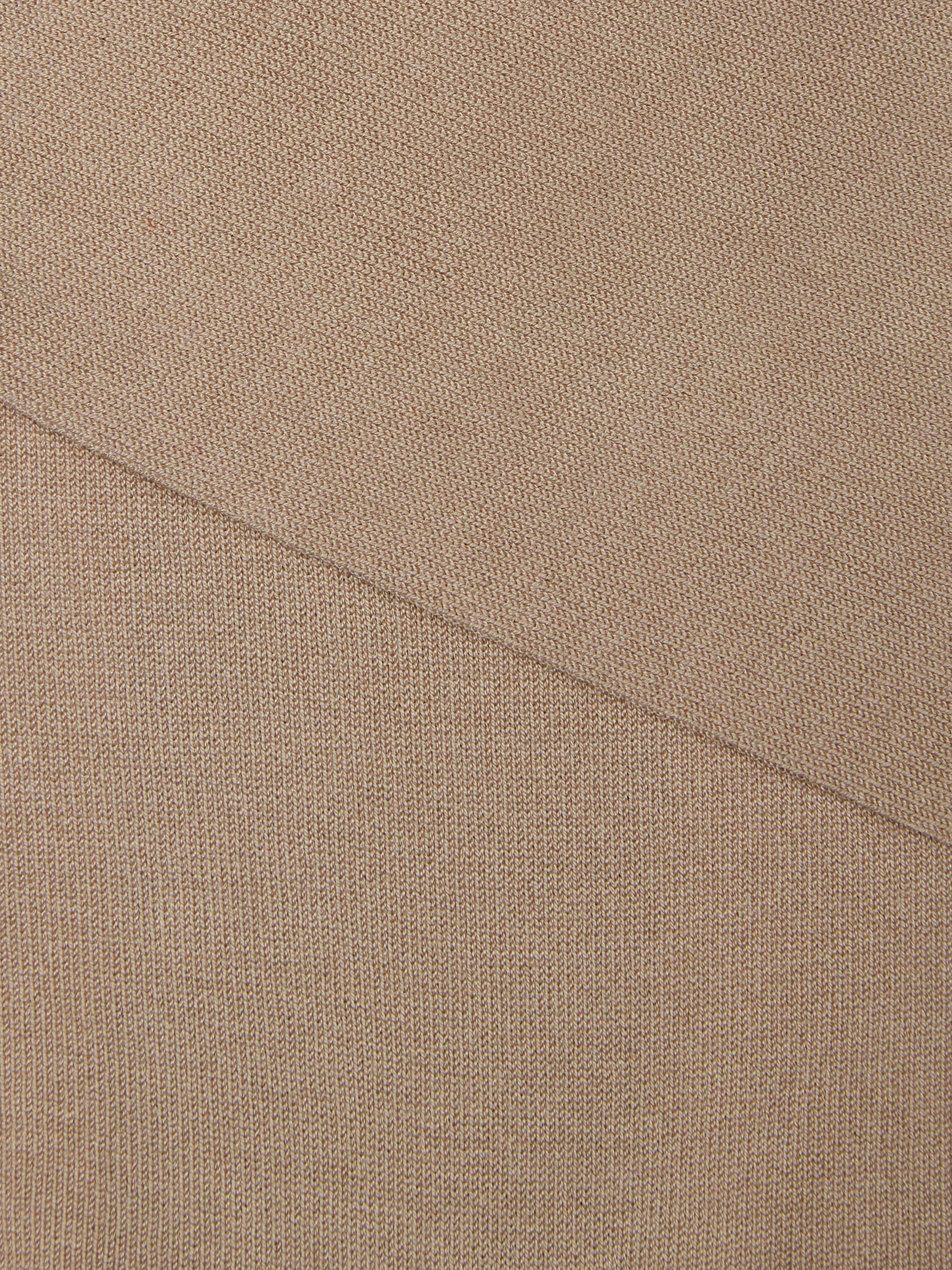Light Taupe Cotton Blend Socks Product detail photo #1