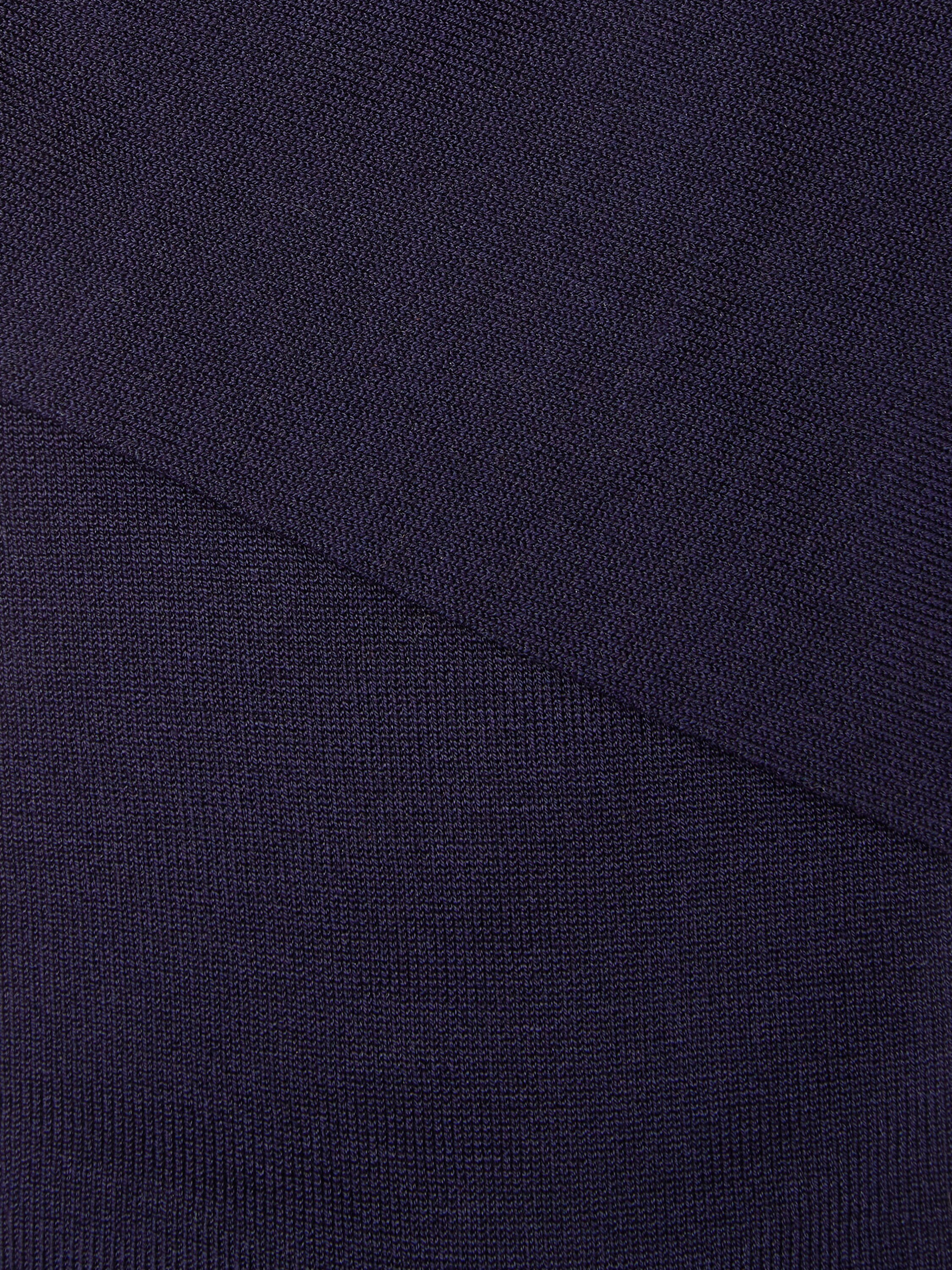 Ink Blue Cotton Blend Socks Product detail photo #1